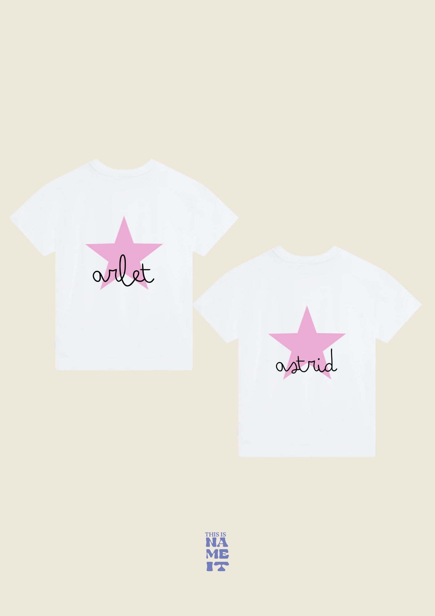 CAMISETAS A CONJUNTO -ESTRELLA ⭐