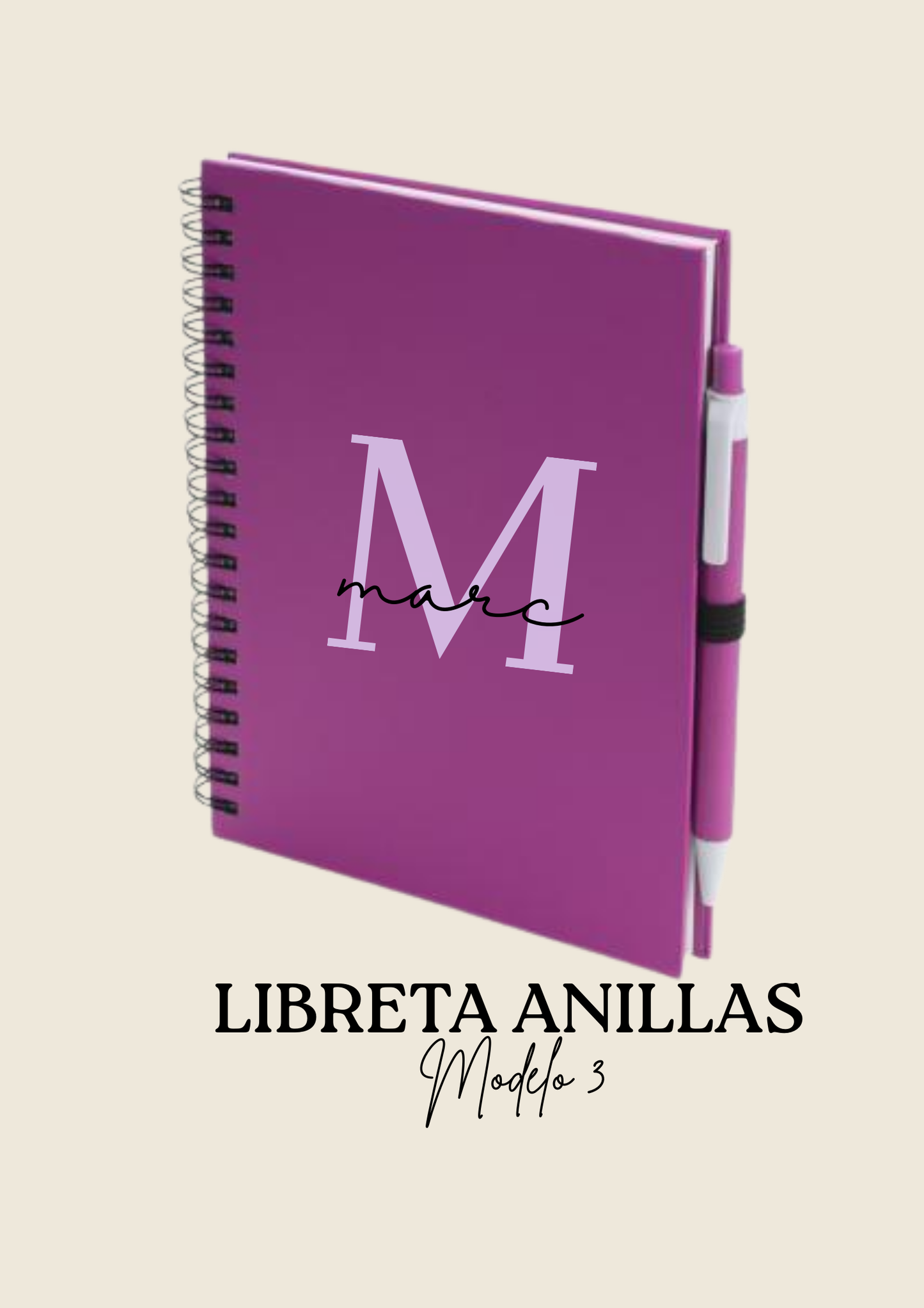 Personalized notebook