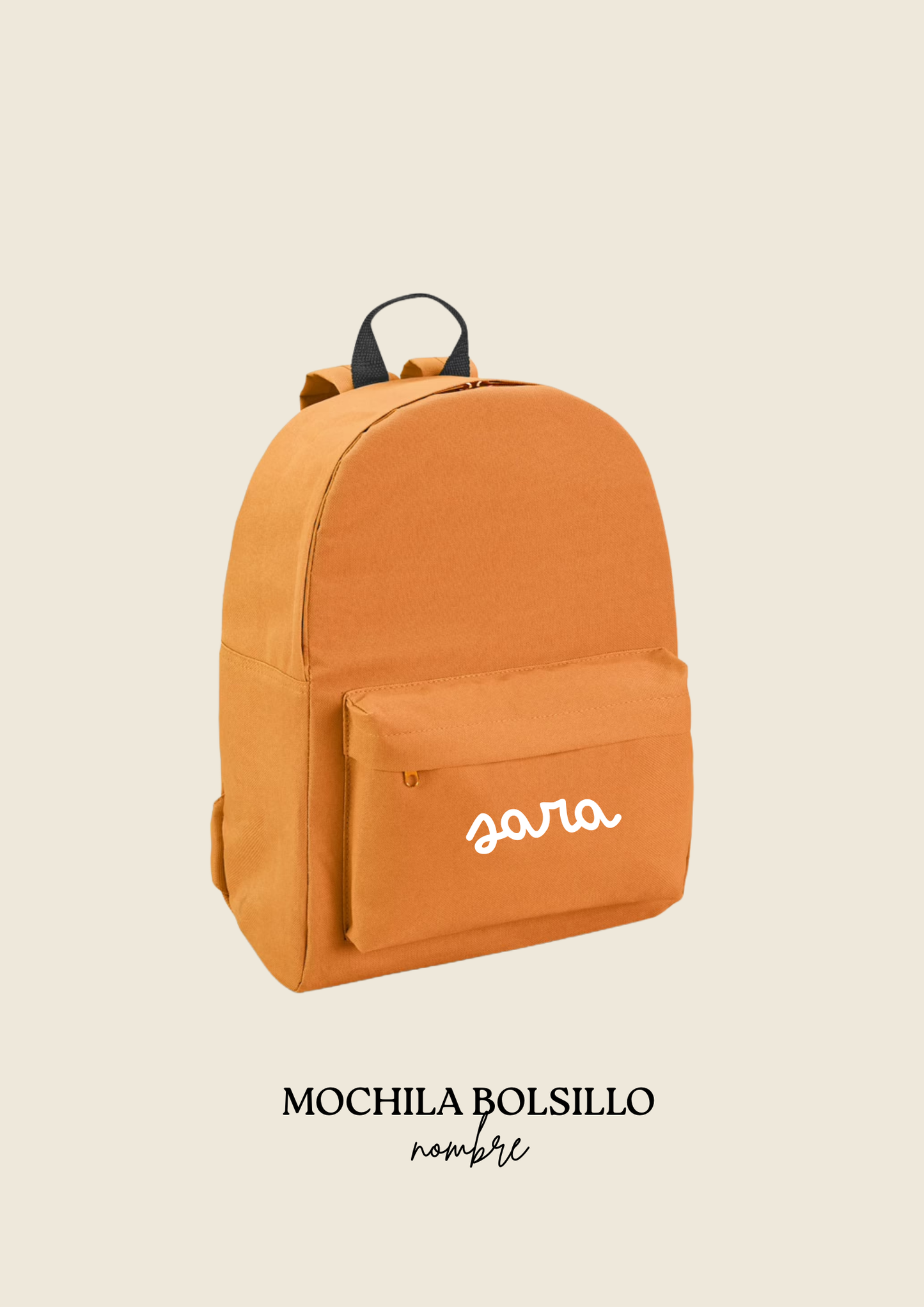School backpack with pocket