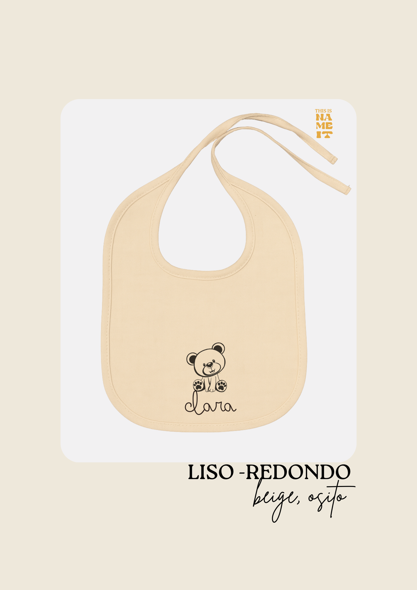 Personalized bib