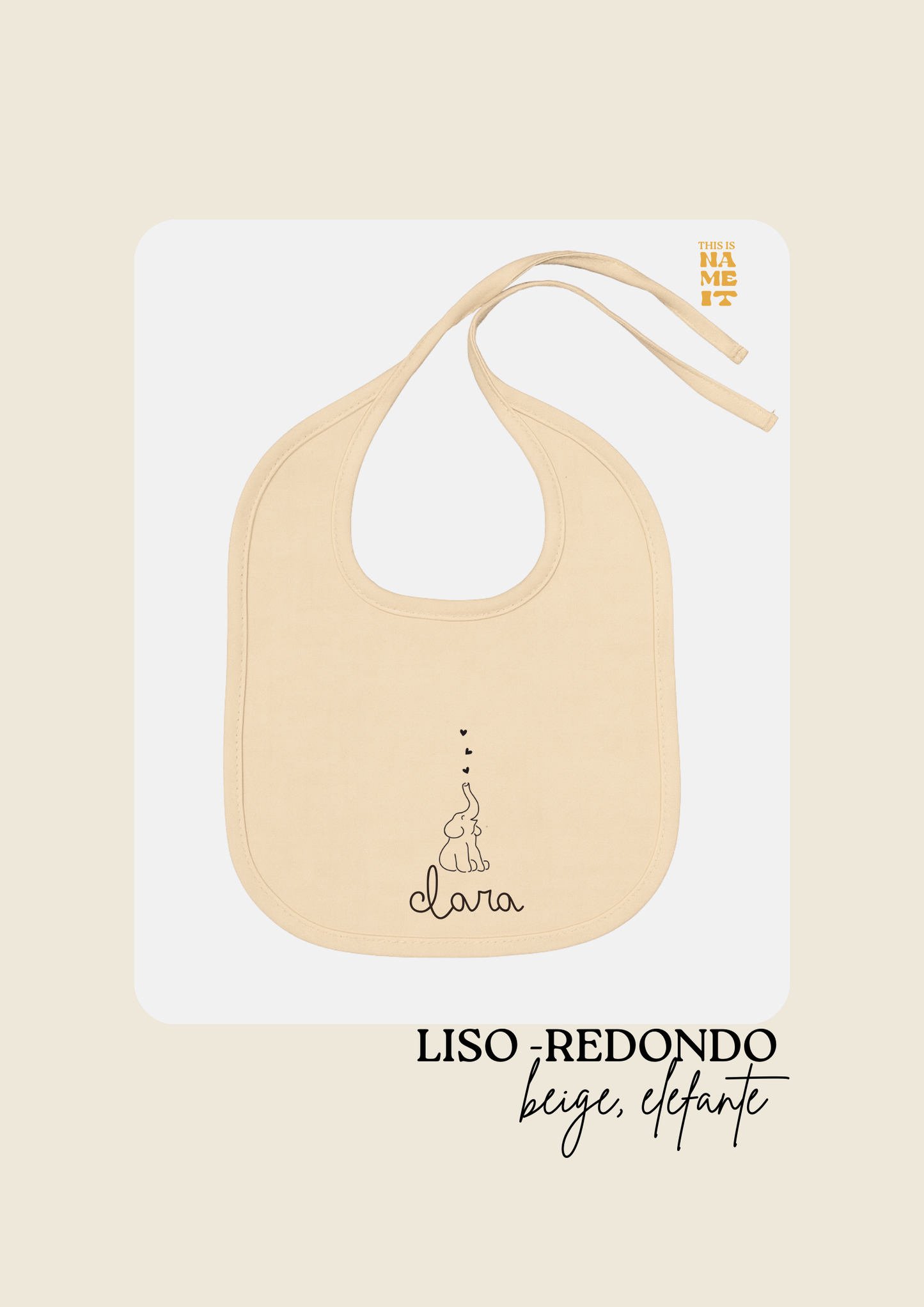 Personalized bib