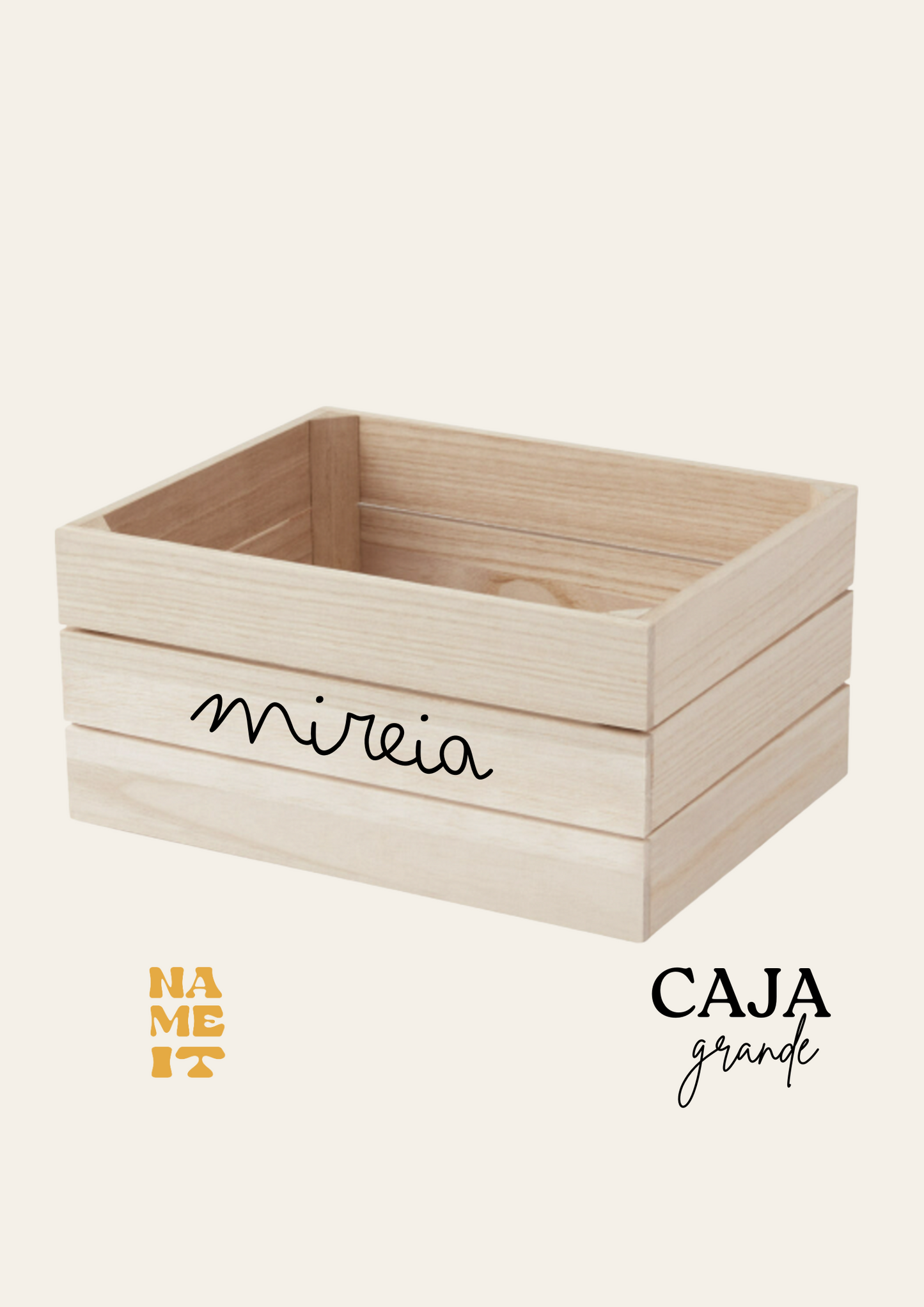 Personalized wooden box
