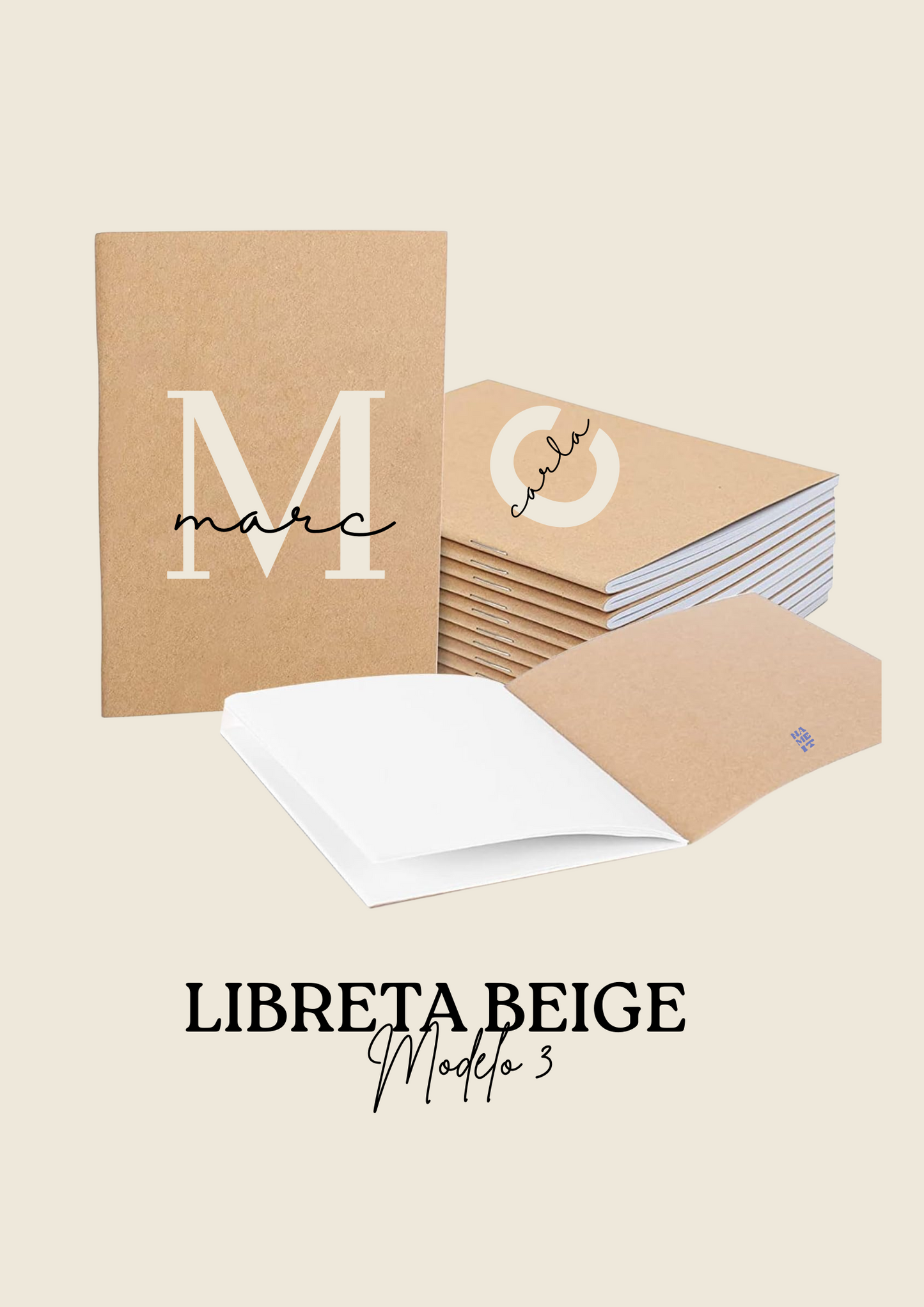 Personalized notebook