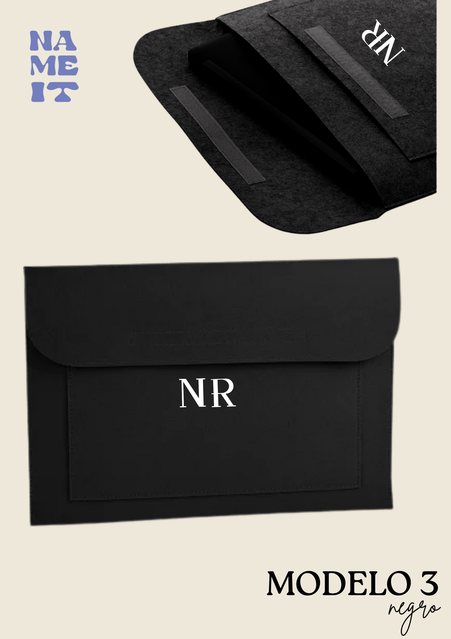 Personalized laptop sleeve