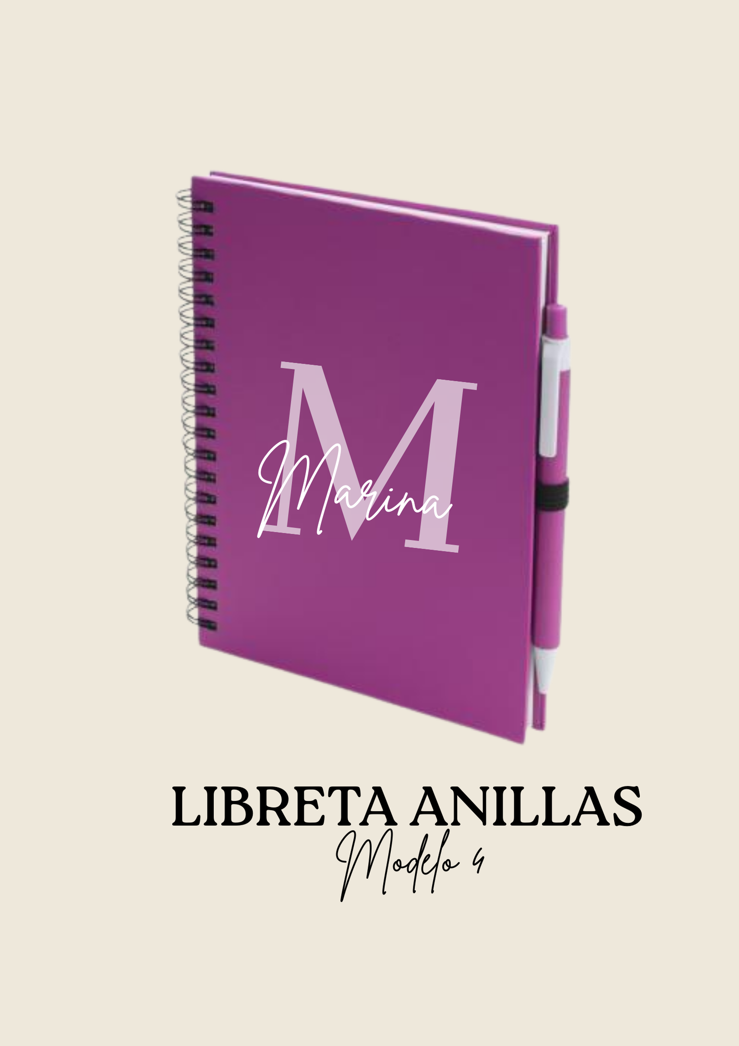 Personalized notebook