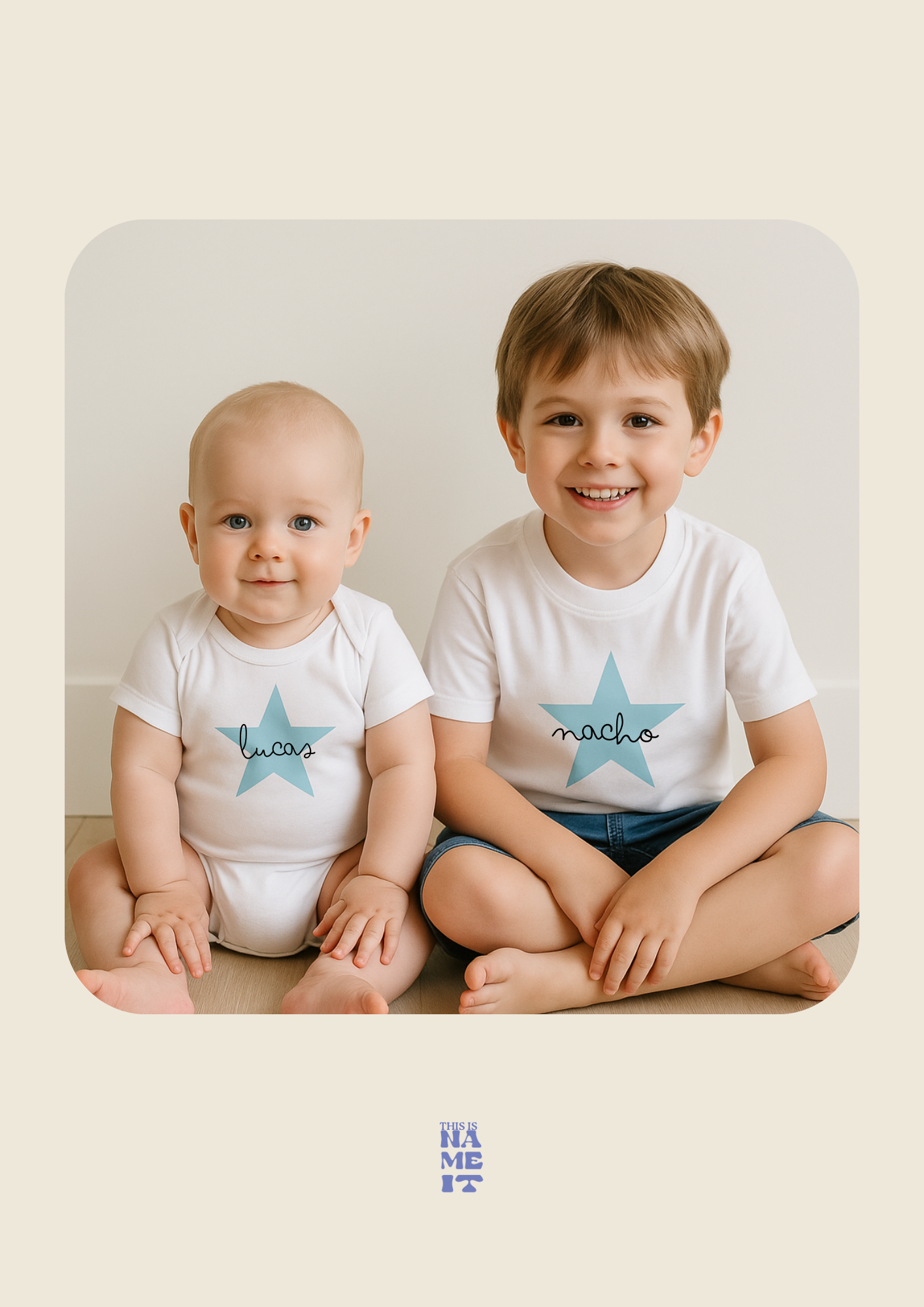 CAMISETAS A CONJUNTO -ESTRELLA ⭐