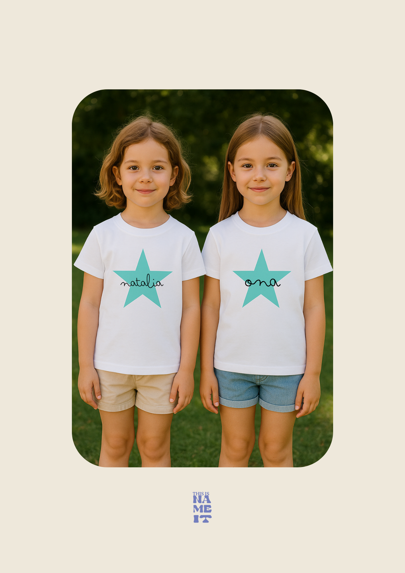CAMISETAS A CONJUNTO -ESTRELLA ⭐