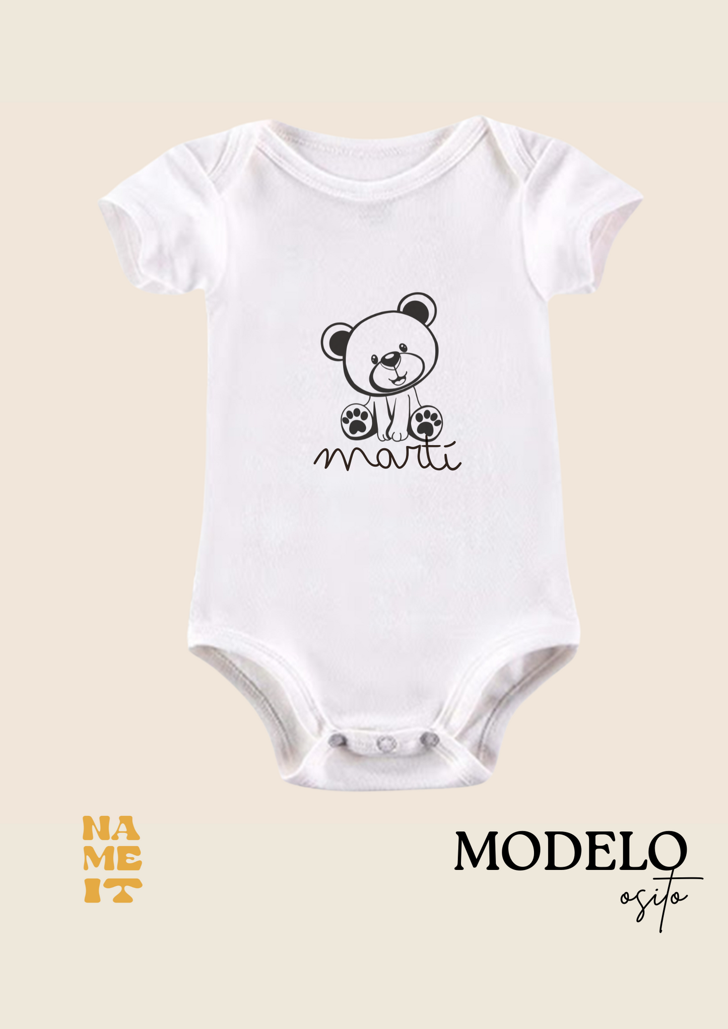 PERSONALIZED BABY BODYSUIT