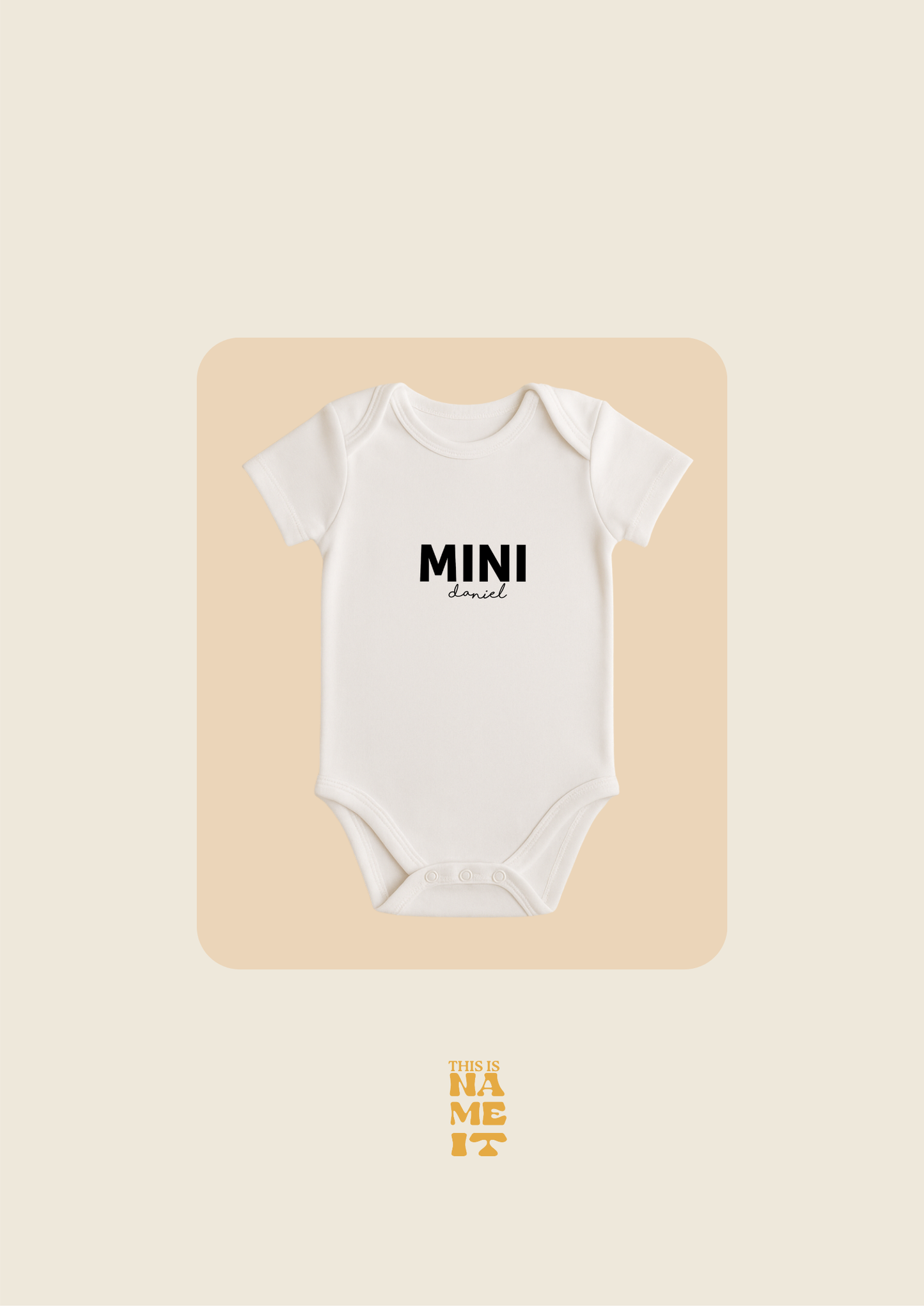 Camiseta y body personalizados “Dad & Mini”
