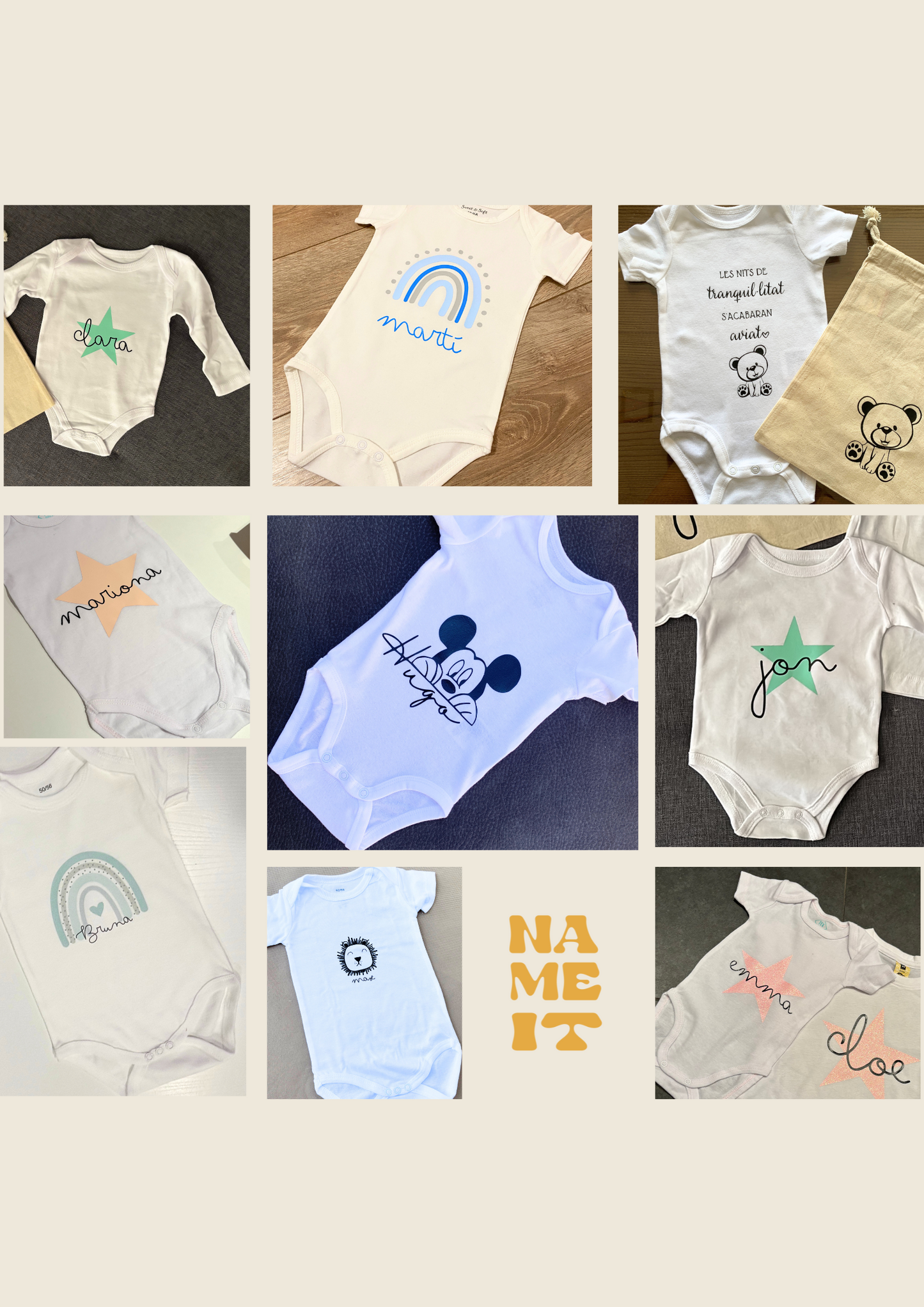 PERSONALIZED BABY BODYSUIT