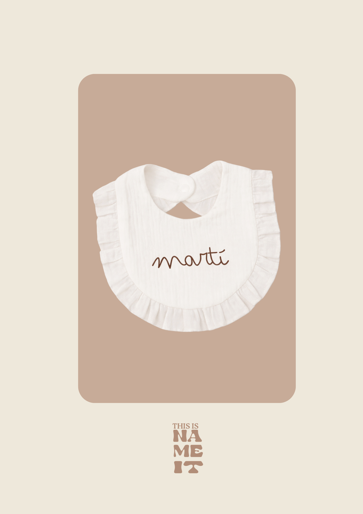 Babero personalizado