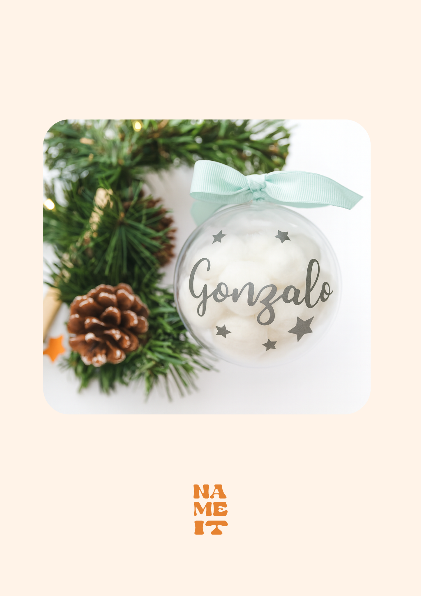 Personalized Christmas ball
