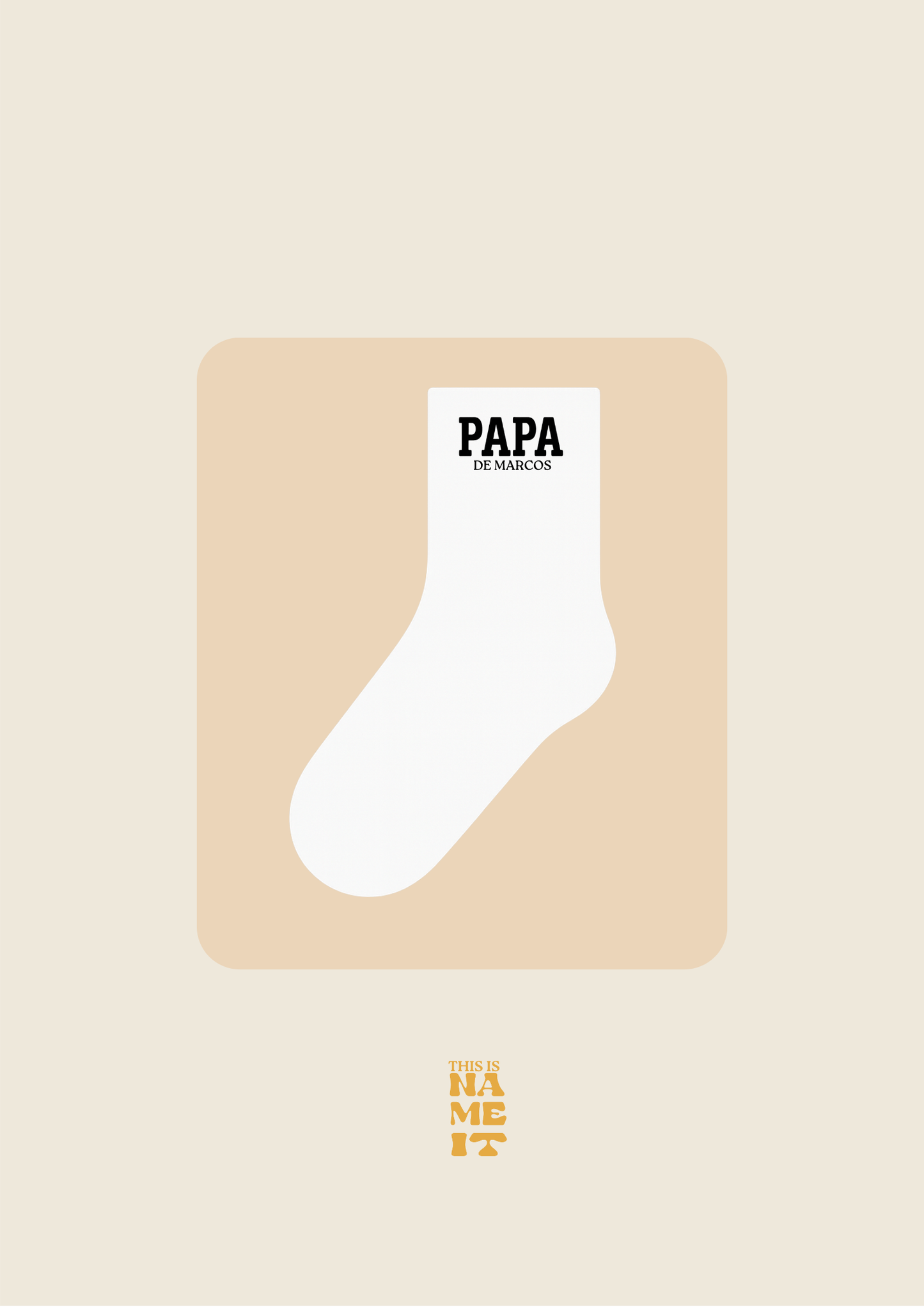 Calcetines familiares personalizados