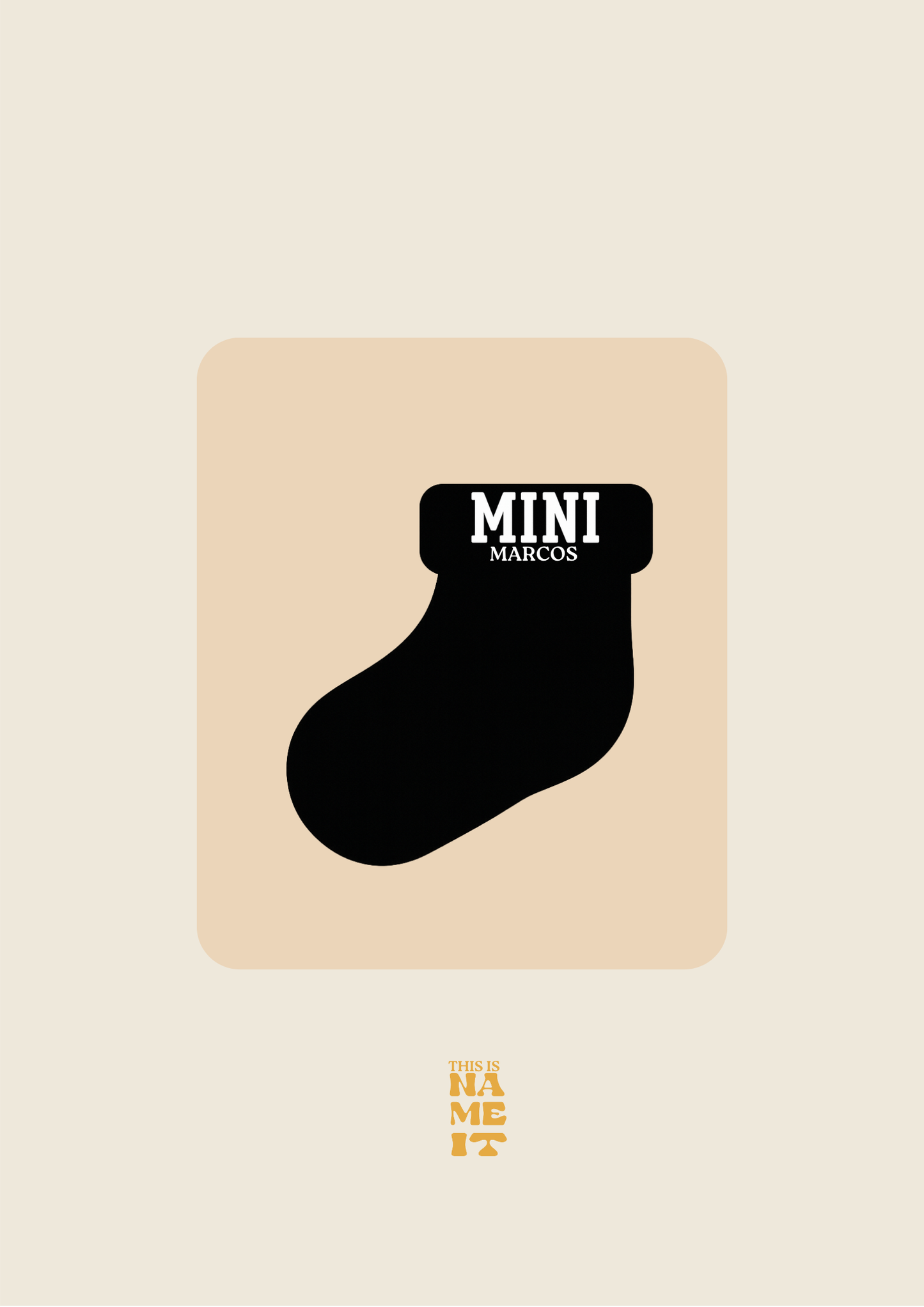 Calcetines familiares personalizados