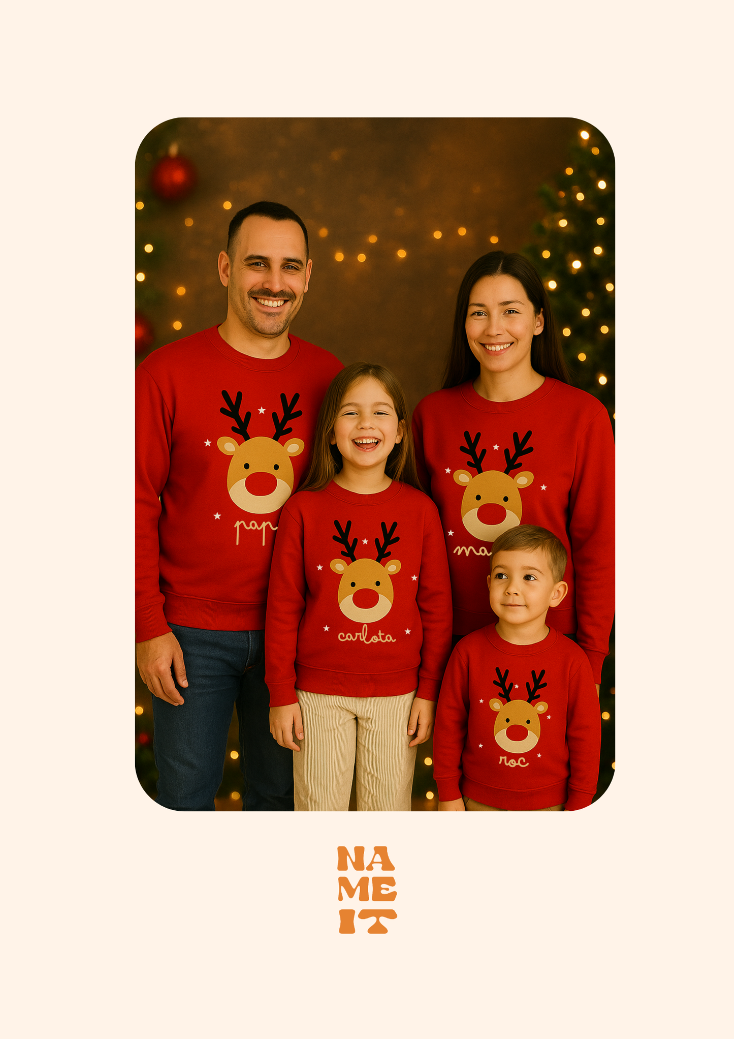 Personalized Christmas sweatshirt