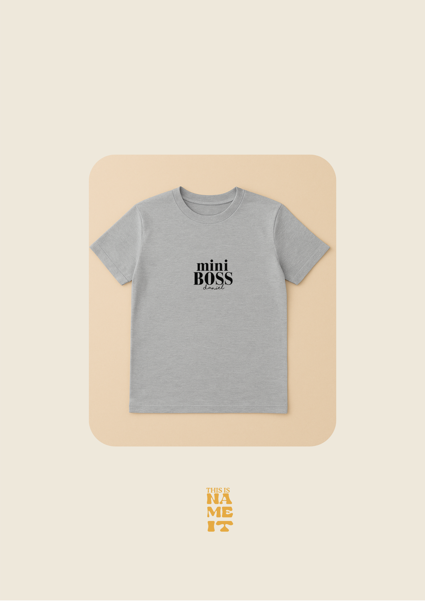 Camisetas personalizadas - The Boss & Mini Boss