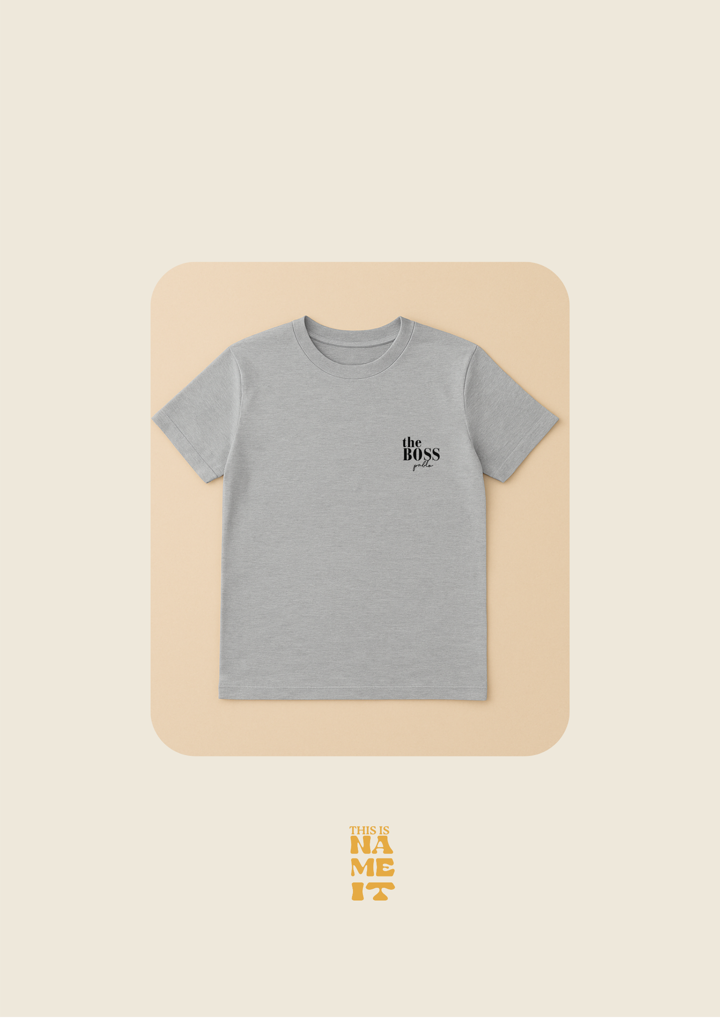 Camisetas personalizadas - The Boss & Mini Boss