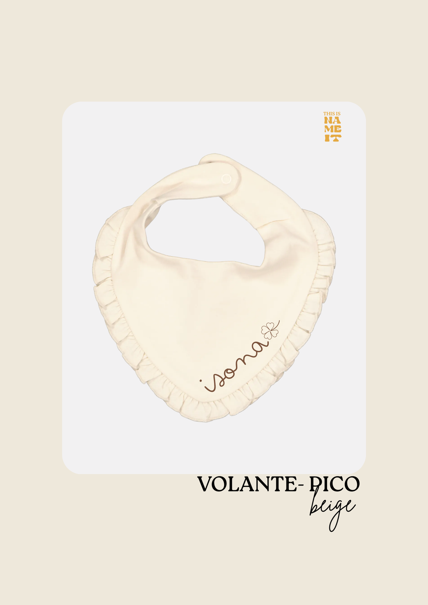 Personalized bib
