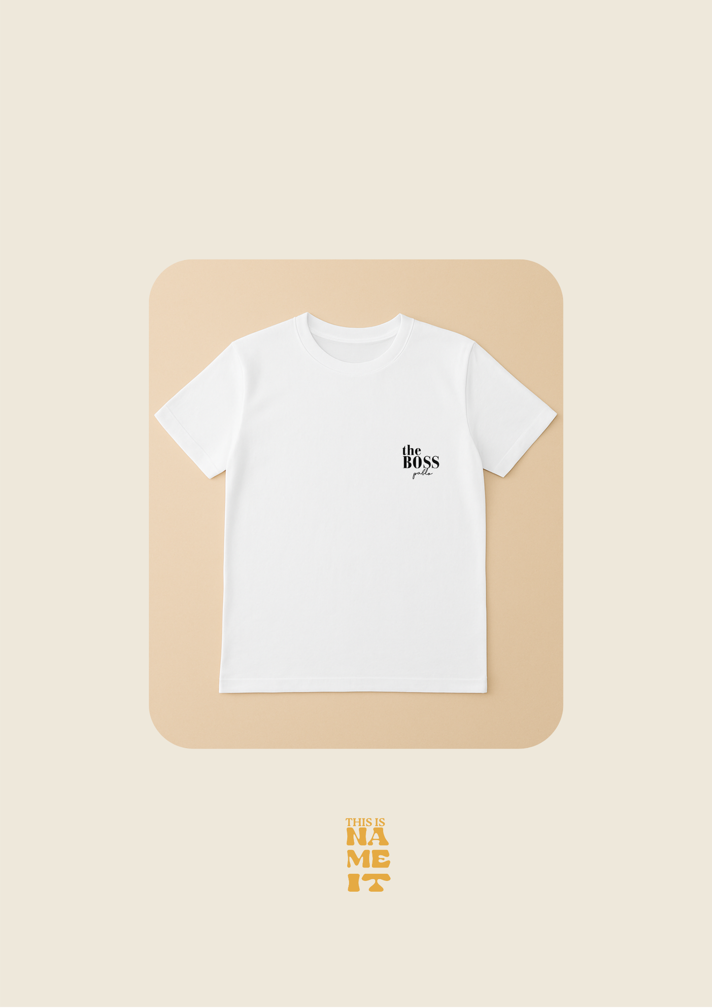 Camisetas personalizadas - The Boss & Mini Boss