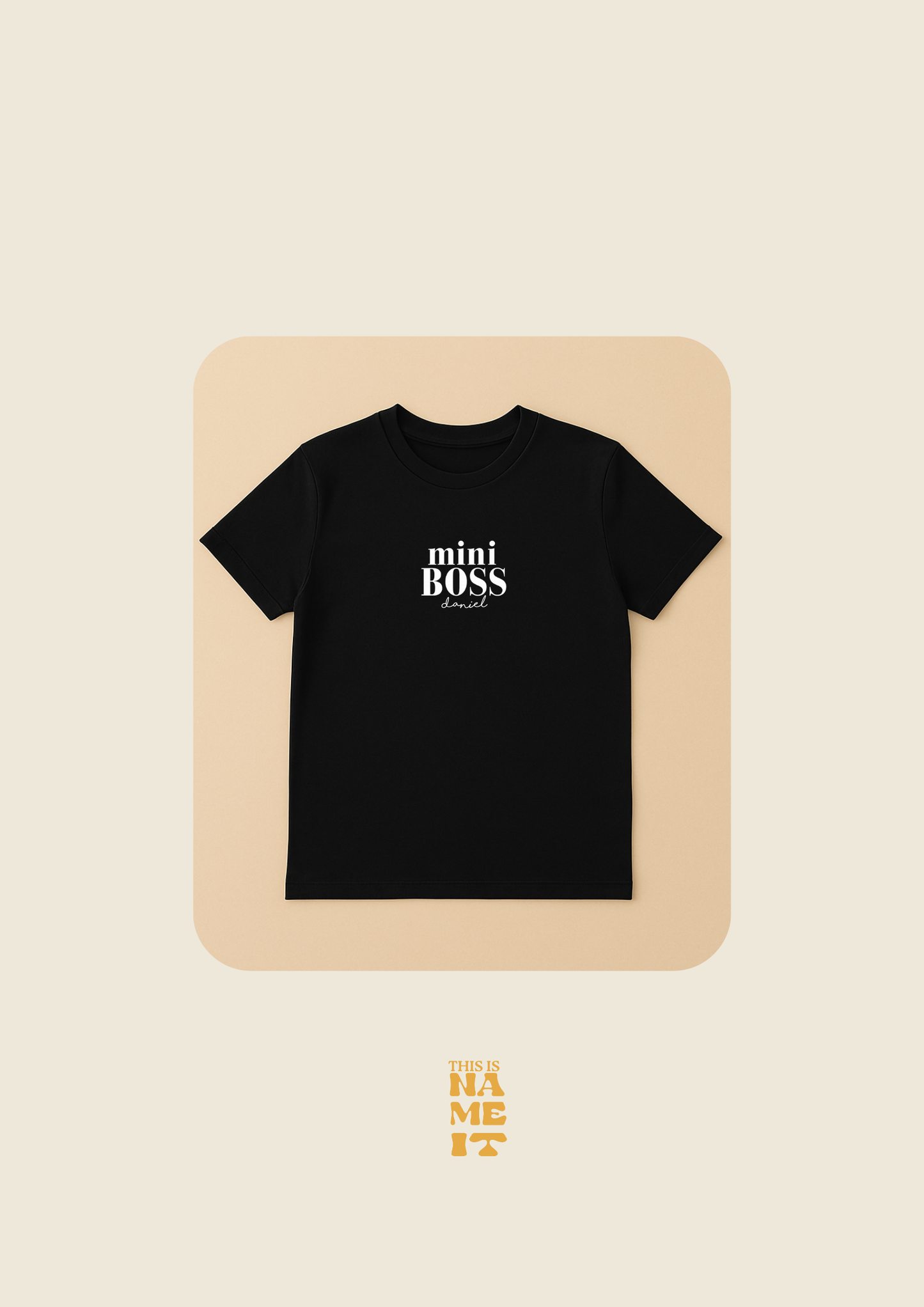 Camisetas personalizadas - The Boss & Mini Boss
