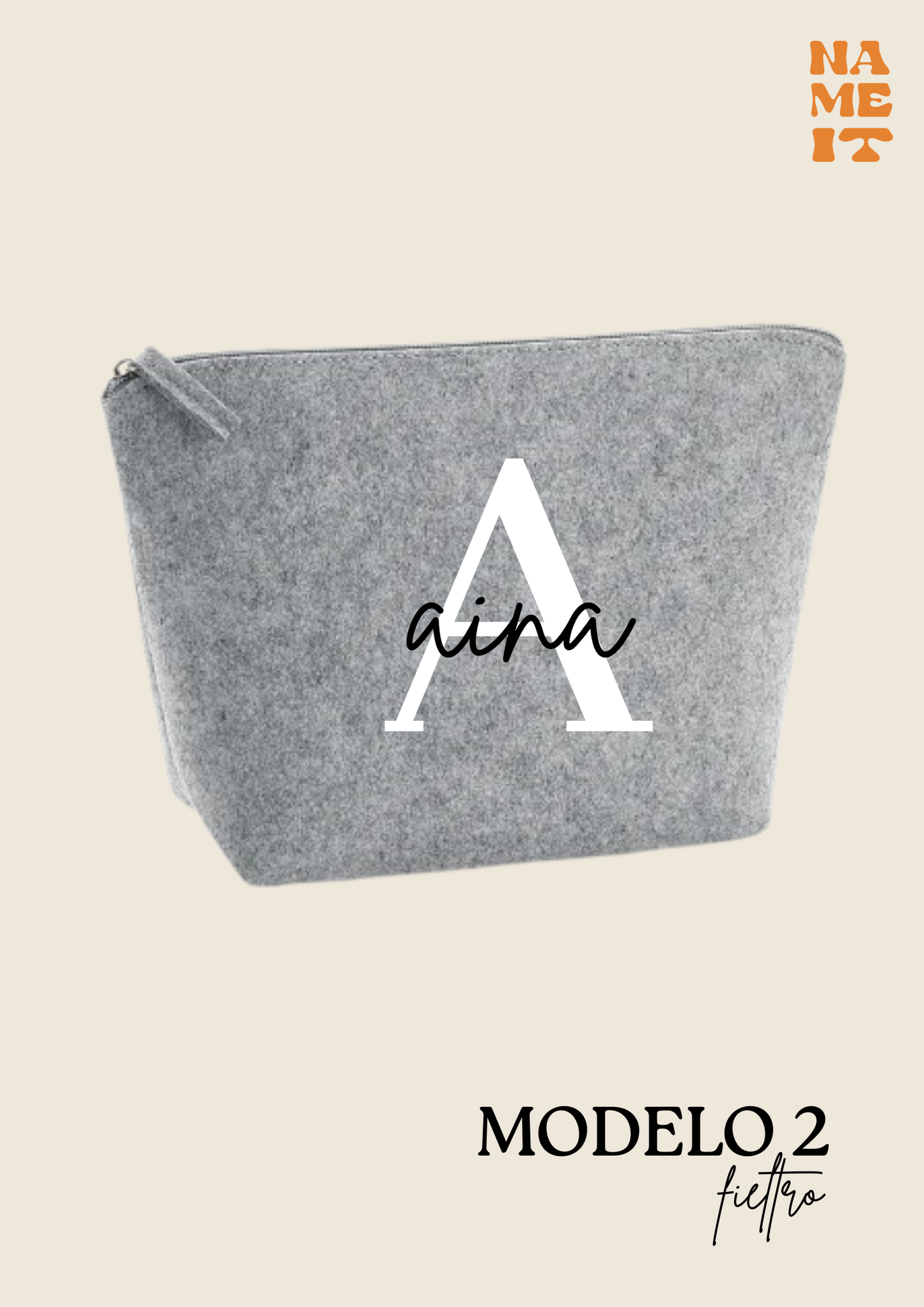 Personalized toiletry bag and case