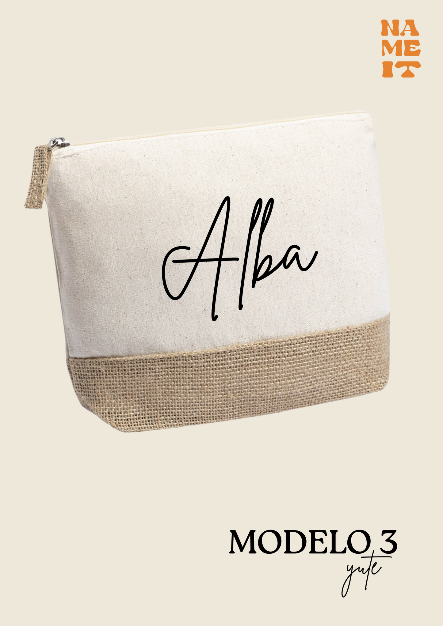 Personalized toiletry bag and case