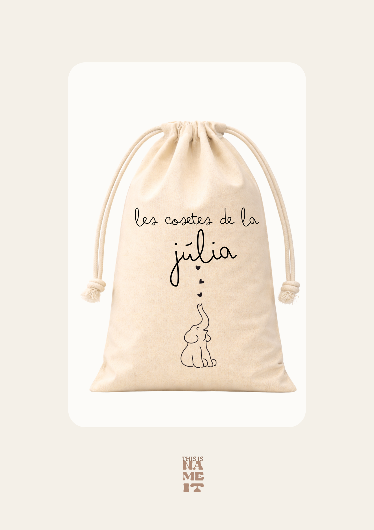 Saquitos personalizados