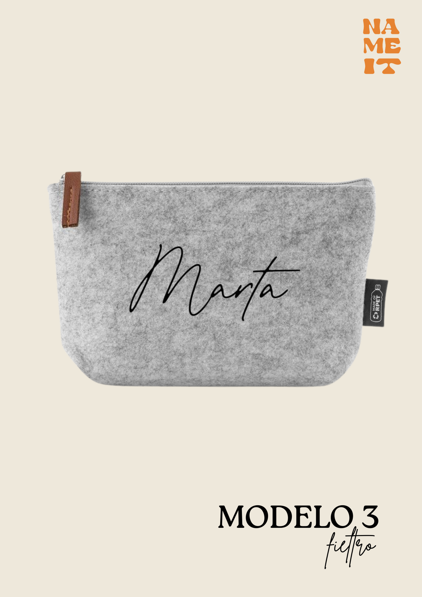Personalized toiletry bag and case
