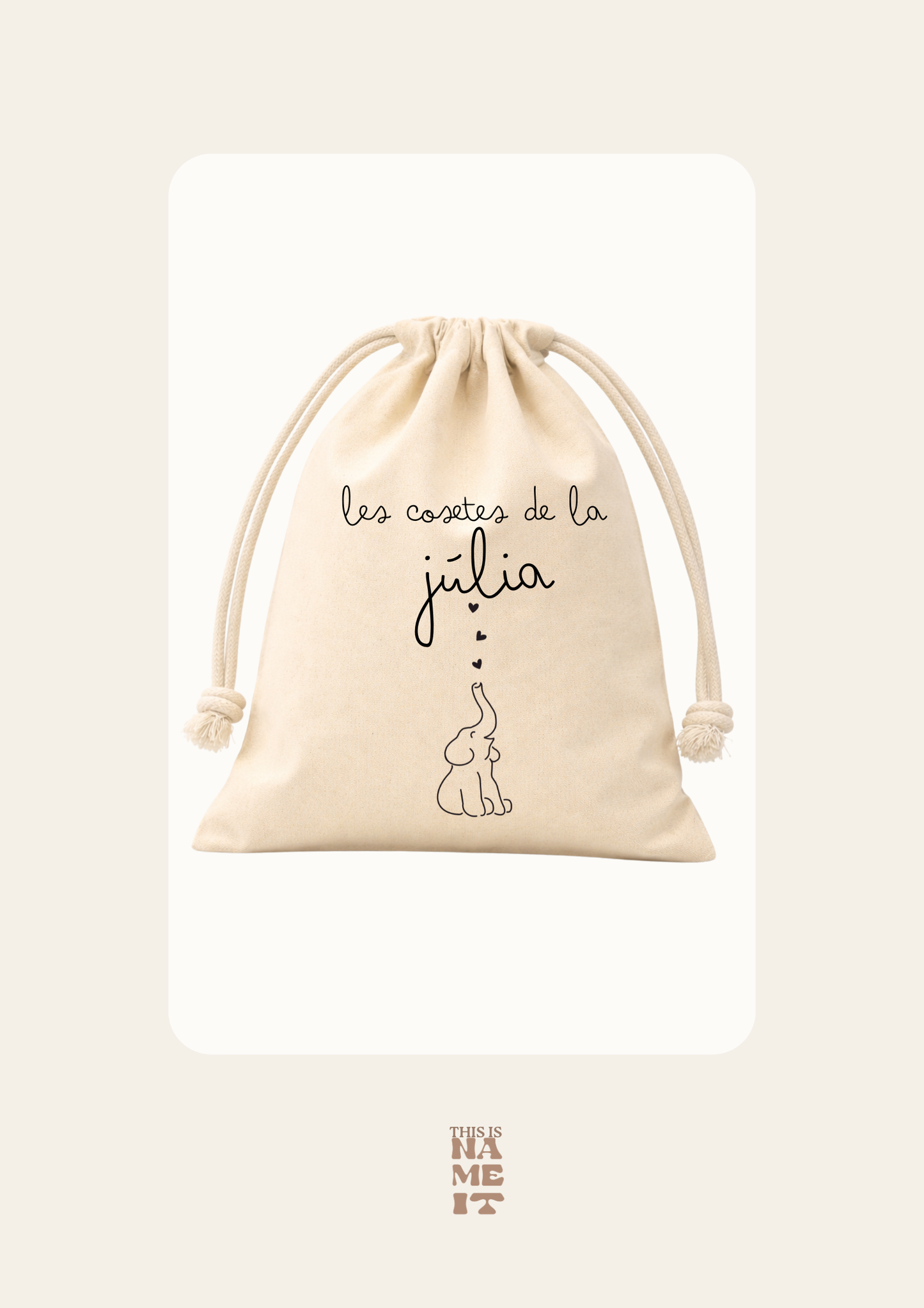 Saquitos personalizados