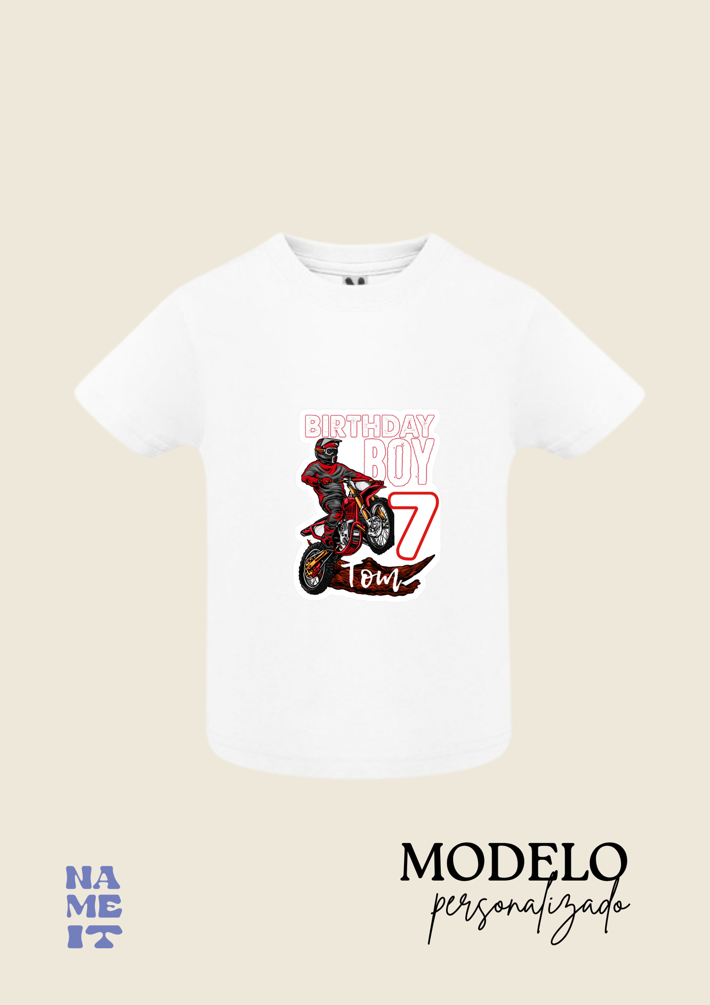 Personalized birthday t-shirt