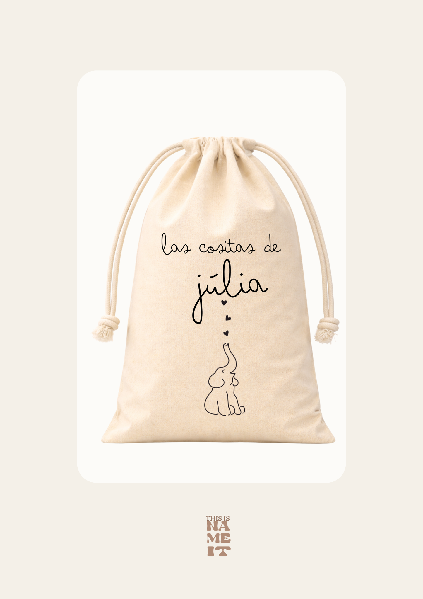 Saquitos personalizados