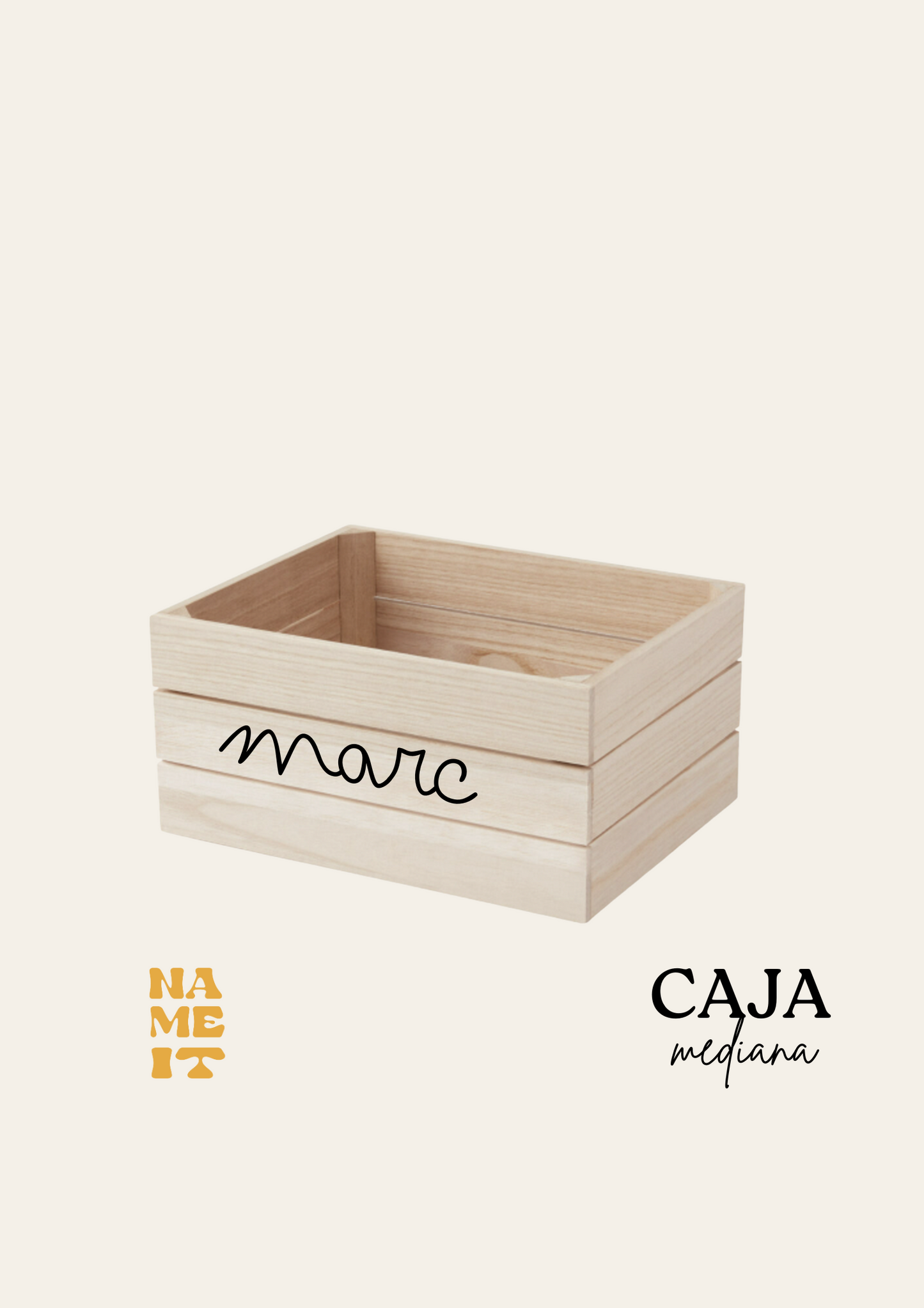 Personalized wooden box