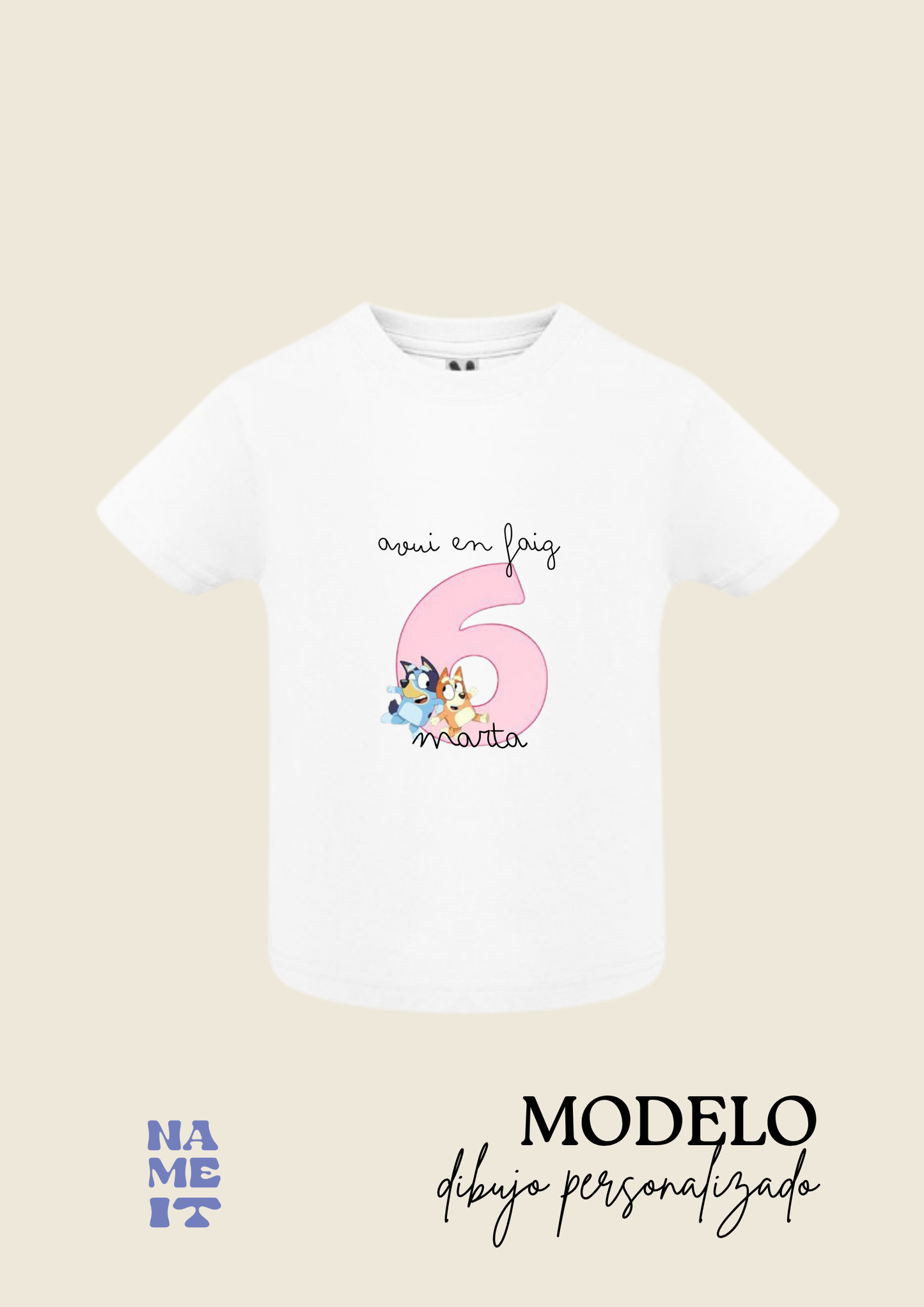 Personalized birthday t-shirt