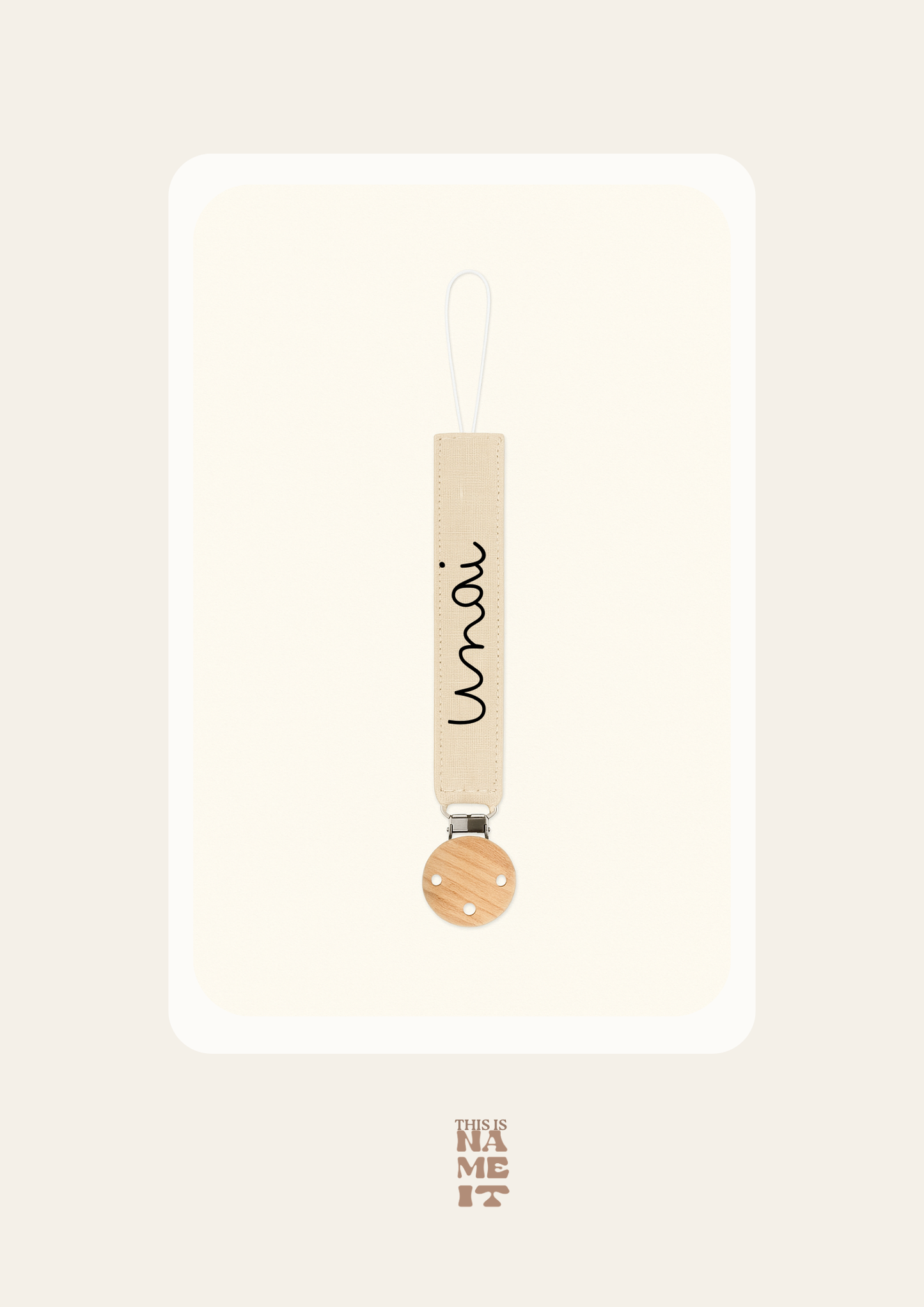 Xupetero de tela personalizado