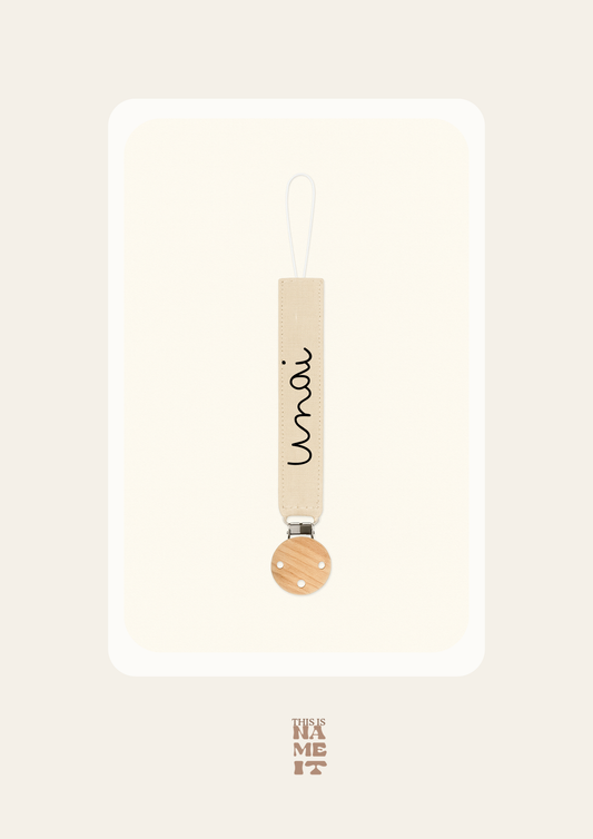 Xupetero de tela personalizado