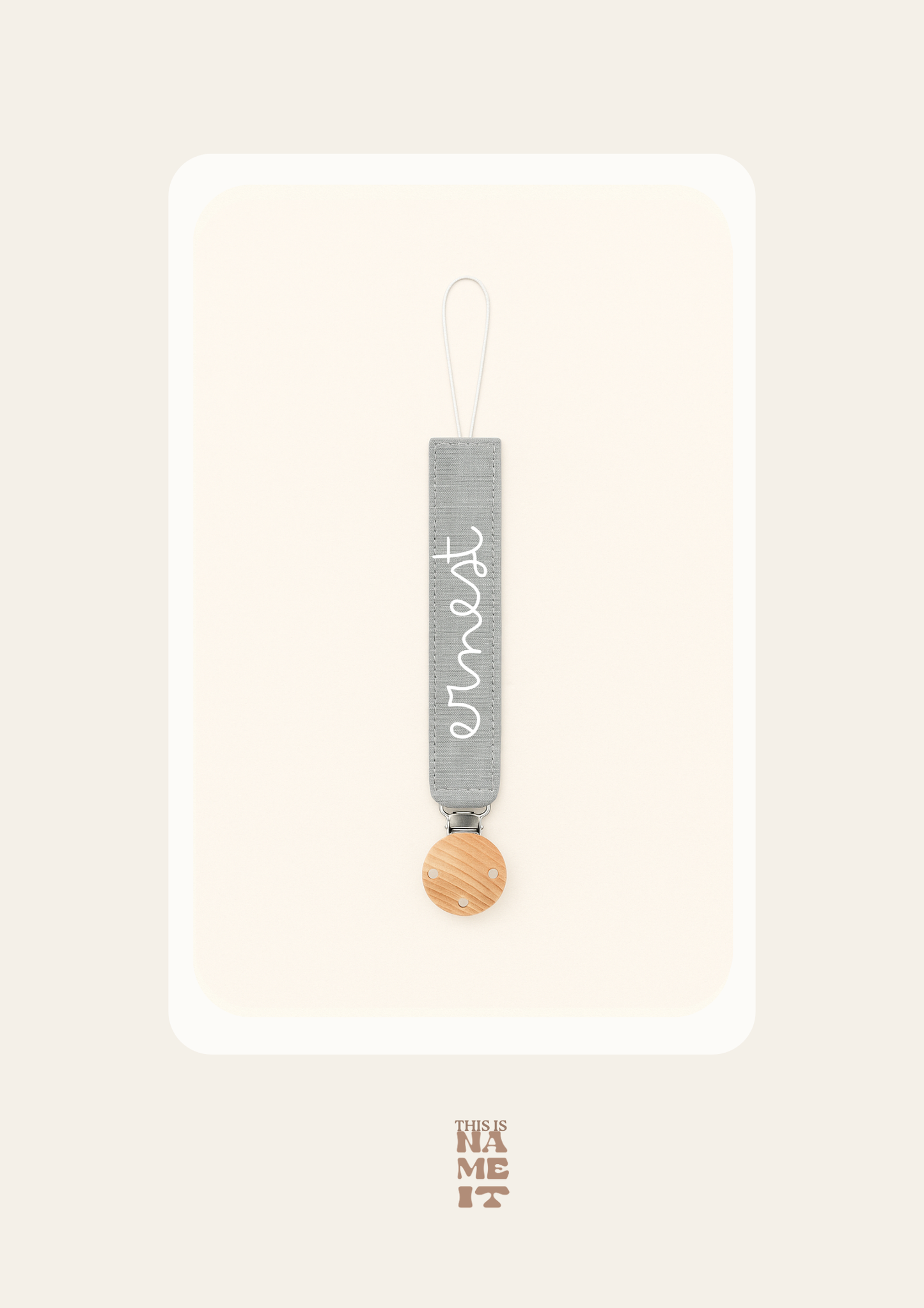 Xupetero de tela personalizado