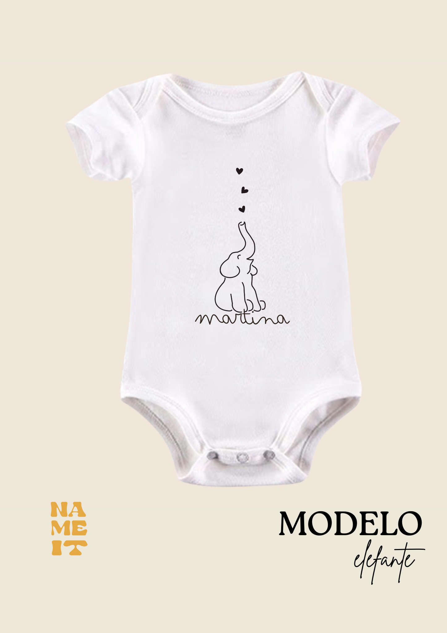 PERSONALIZED BABY BODYSUIT