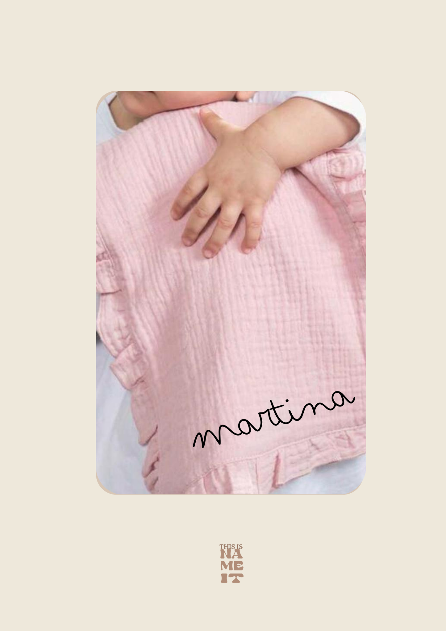 Muselina personalizada