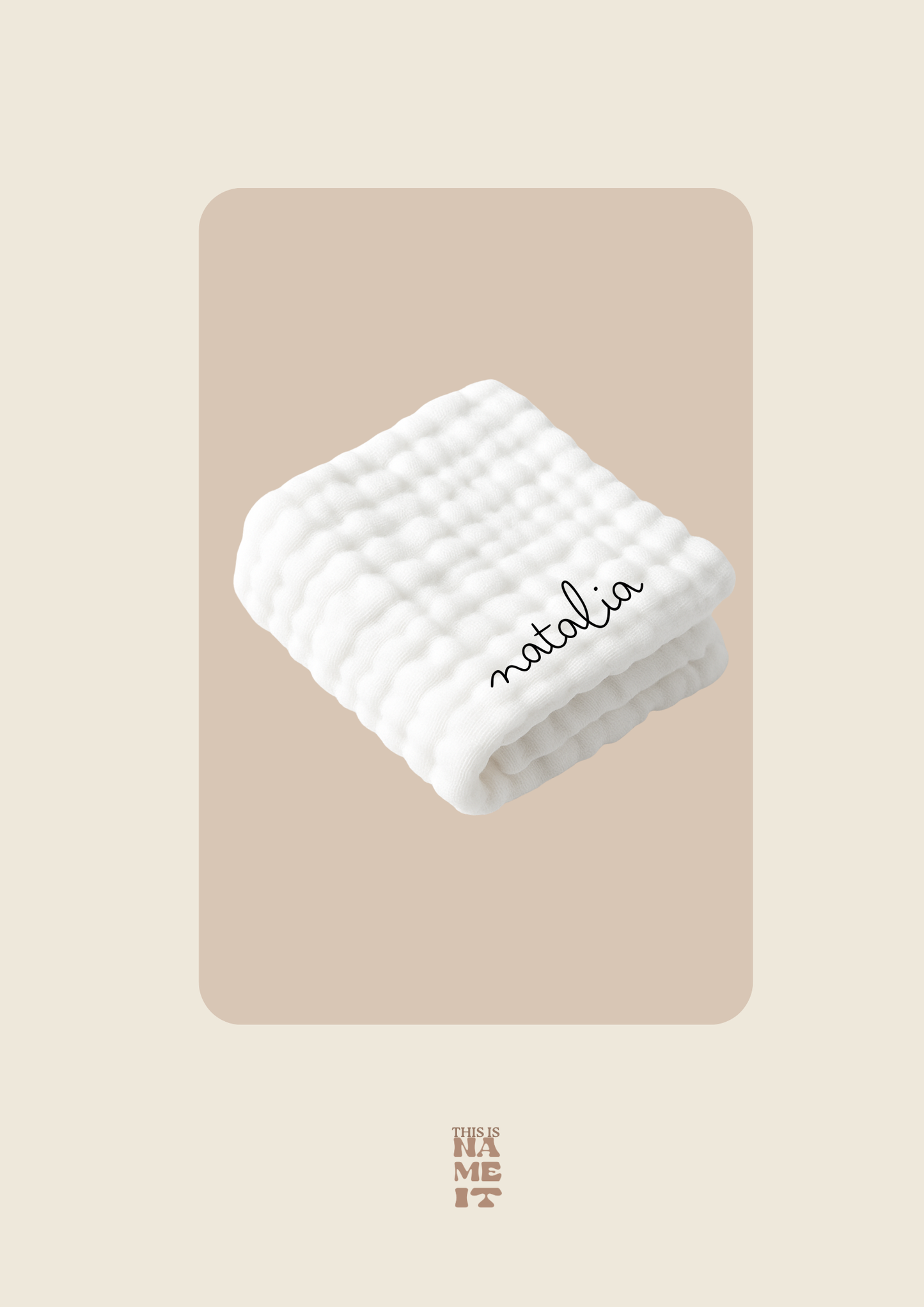 Muselina personalizada