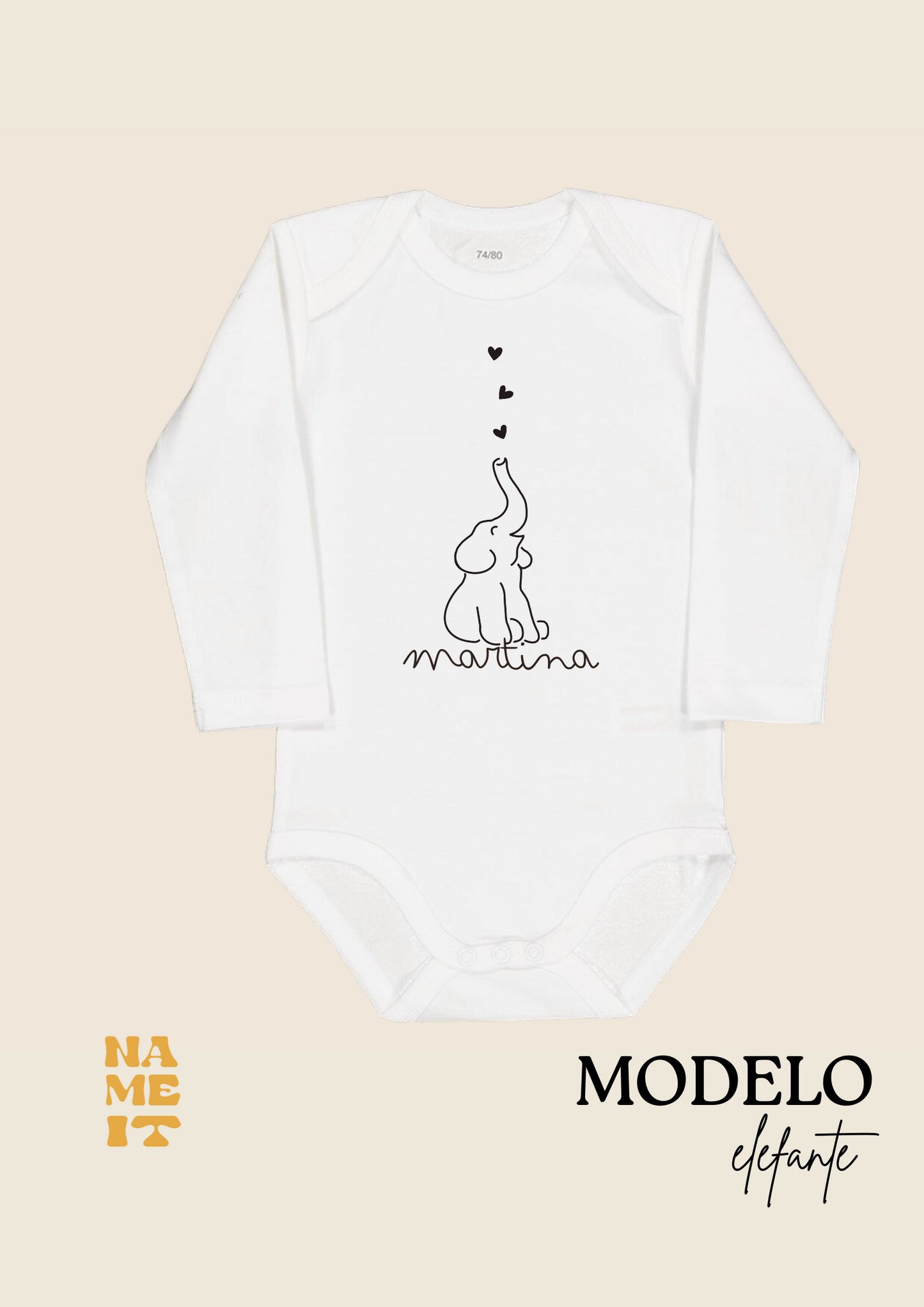 PERSONALIZED BABY BODYSUIT