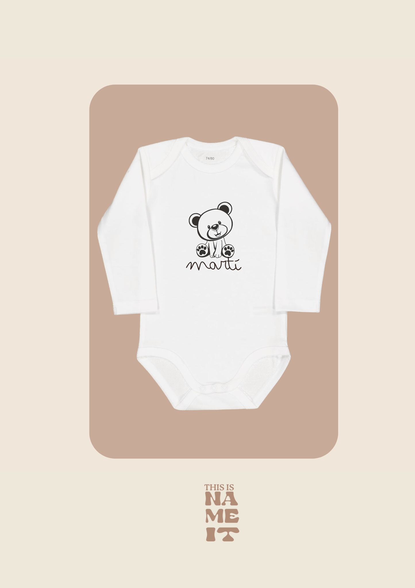 BODY BEBÉ PERSONALIZADO