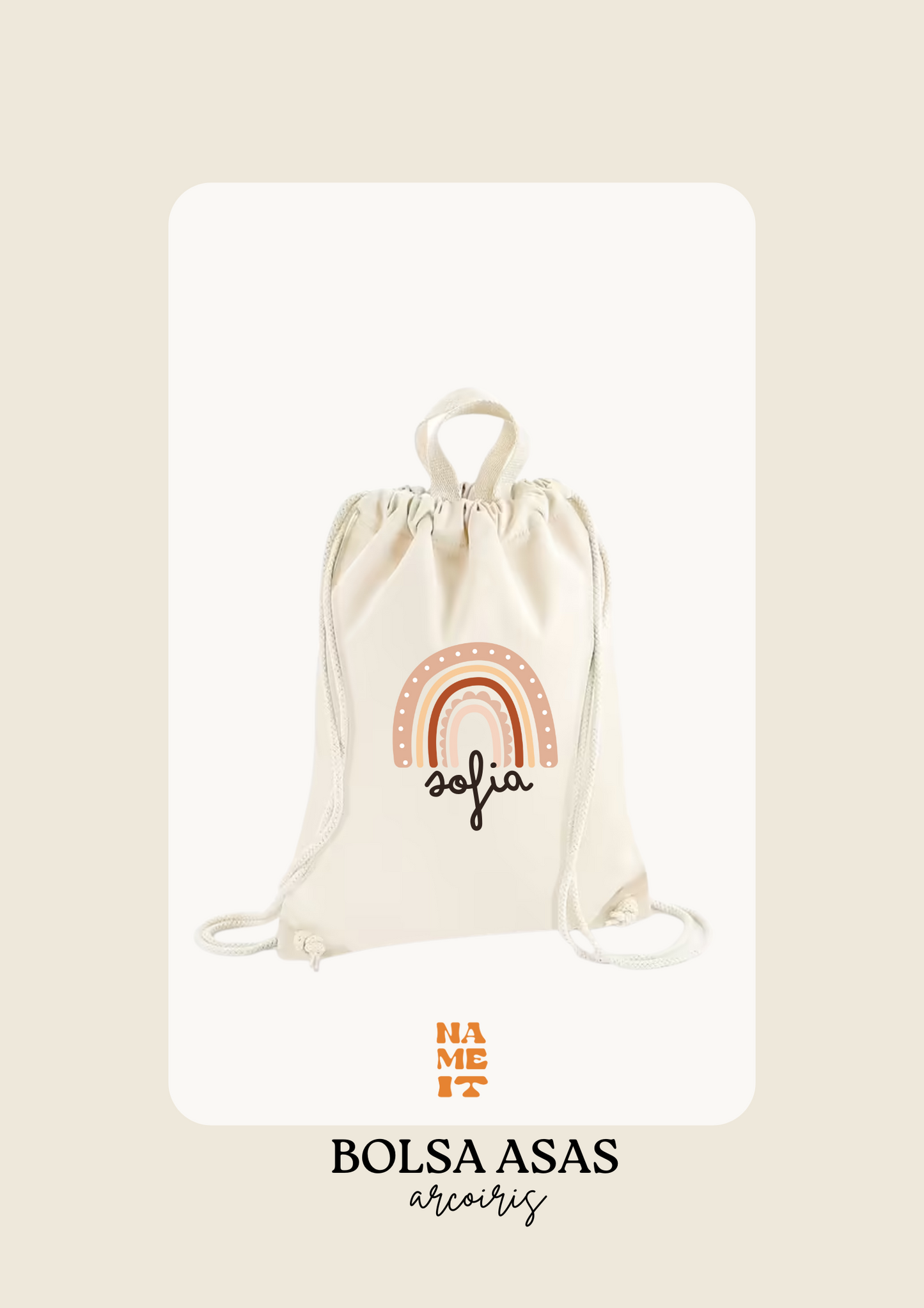 Backpack with rope and handles