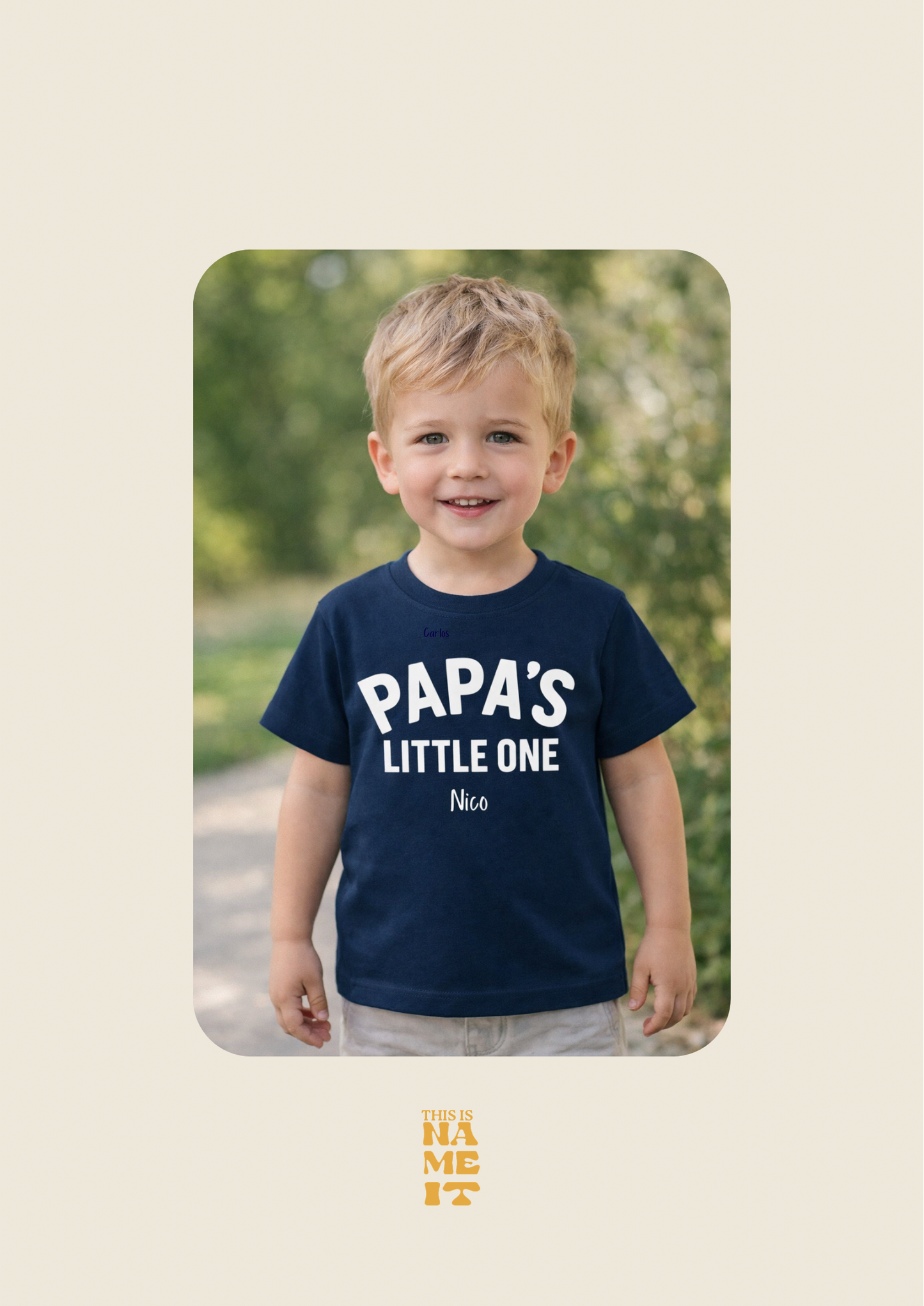 Camiseta Papa's little one ✨
