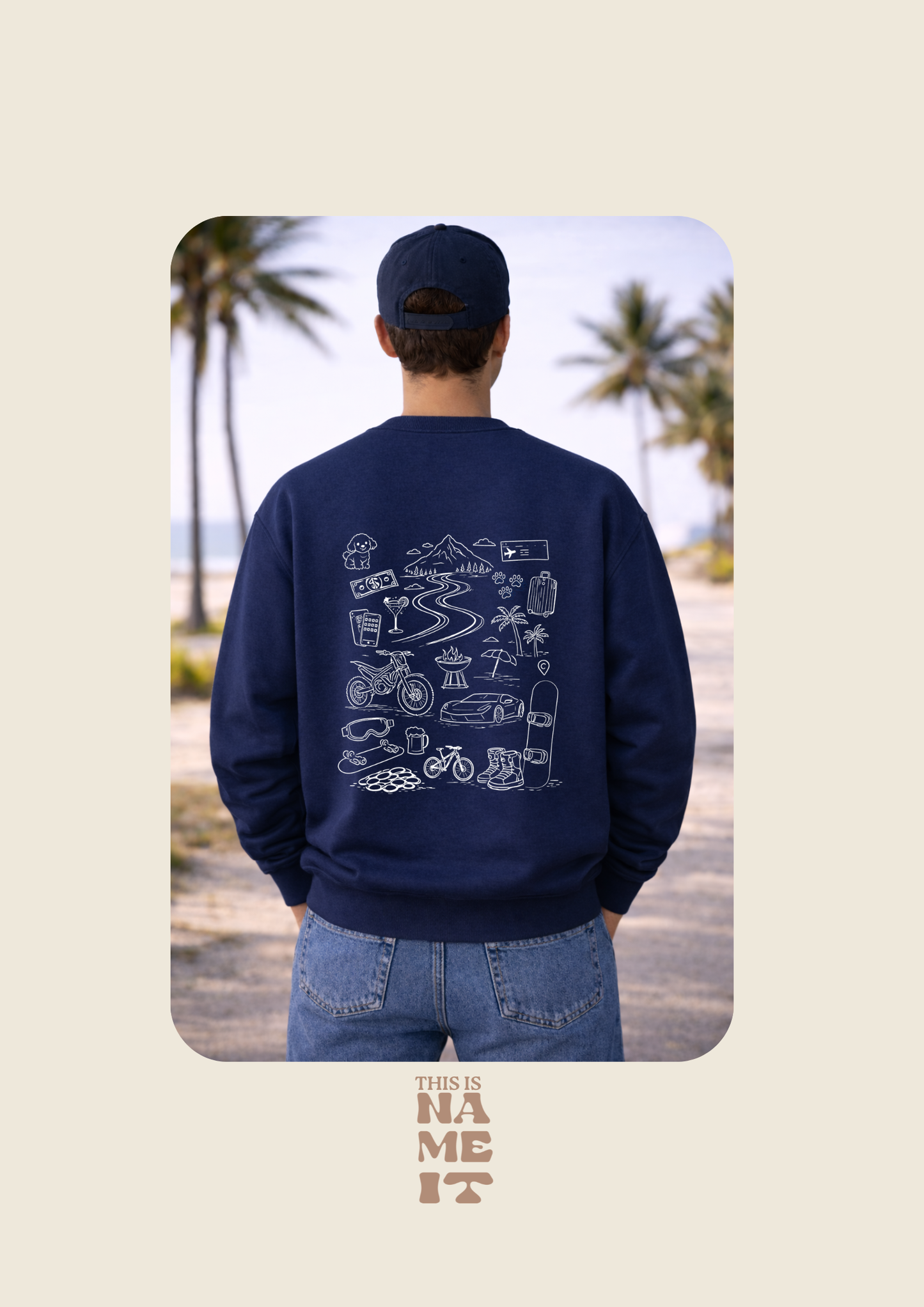 SUDADERA PERSONALIZADA CON TODO AQUELLO QUE HABLA DE TI