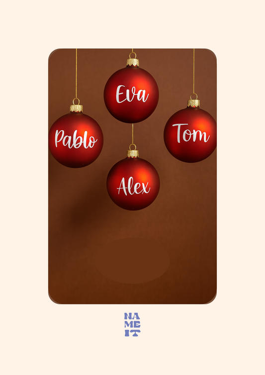 Personalized Christmas ball