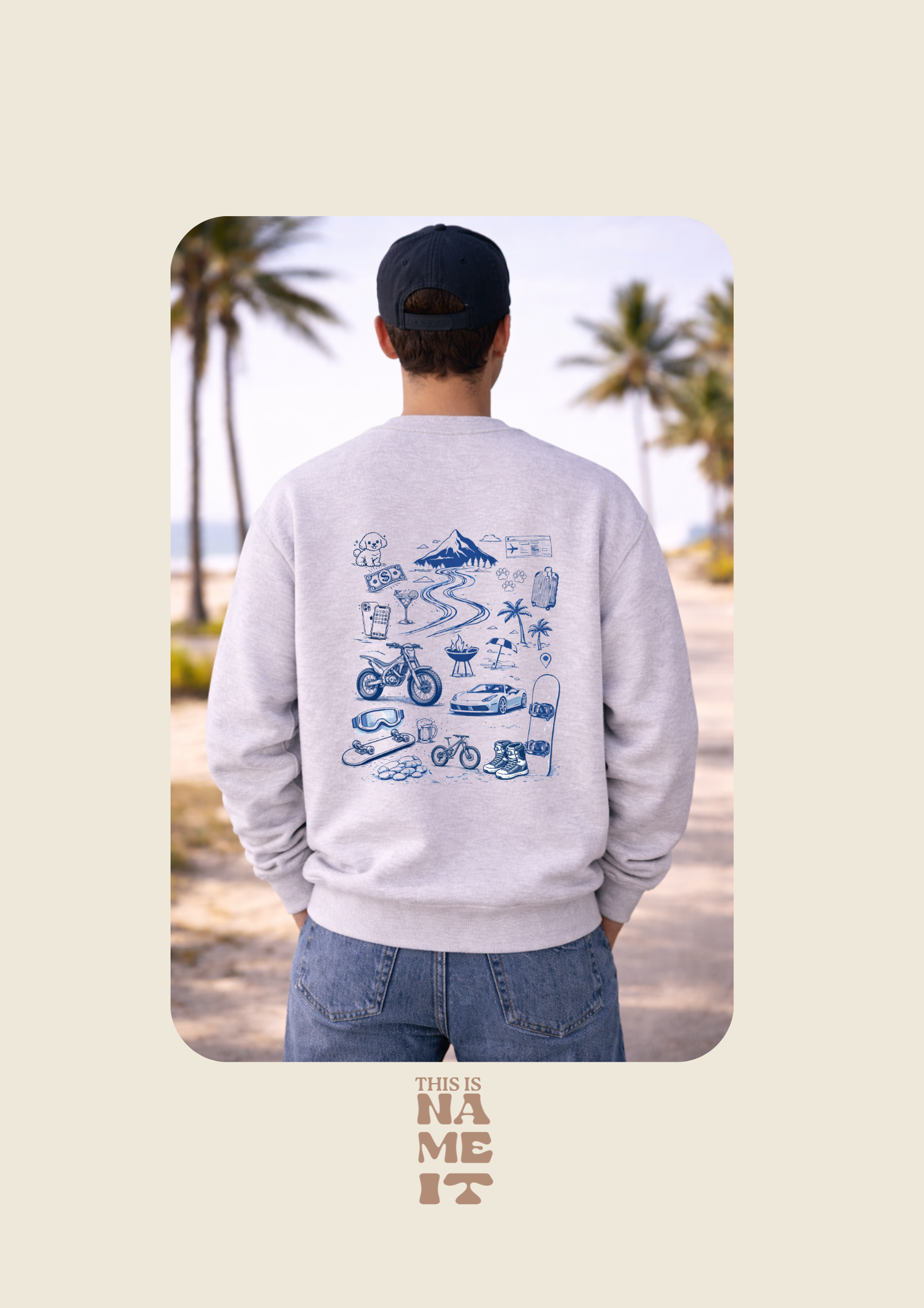 SUDADERA PERSONALIZADA CON TODO AQUELLO QUE HABLA DE TI