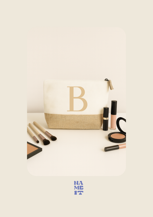 Personalized toiletry bag and case