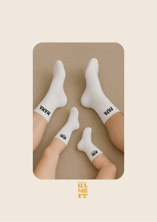 Calcetines familiares personalizados