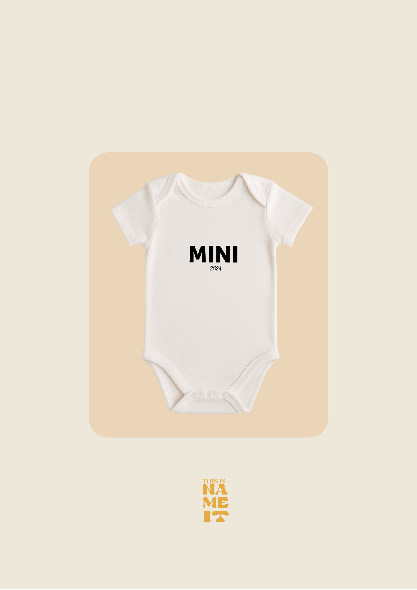 Camiseta y body personalizados “Dad & Mini”