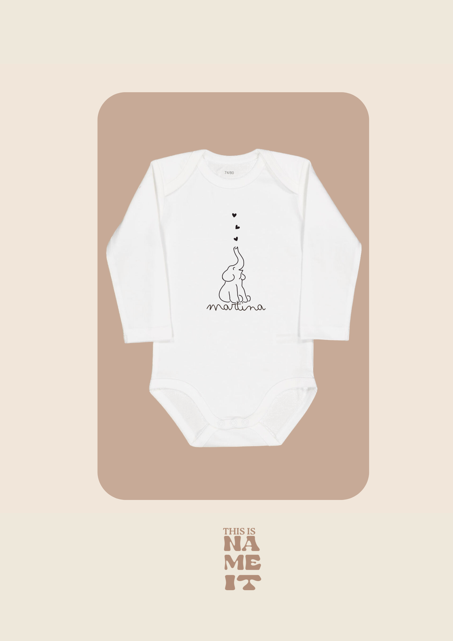 BODY BEBÉ PERSONALIZADO